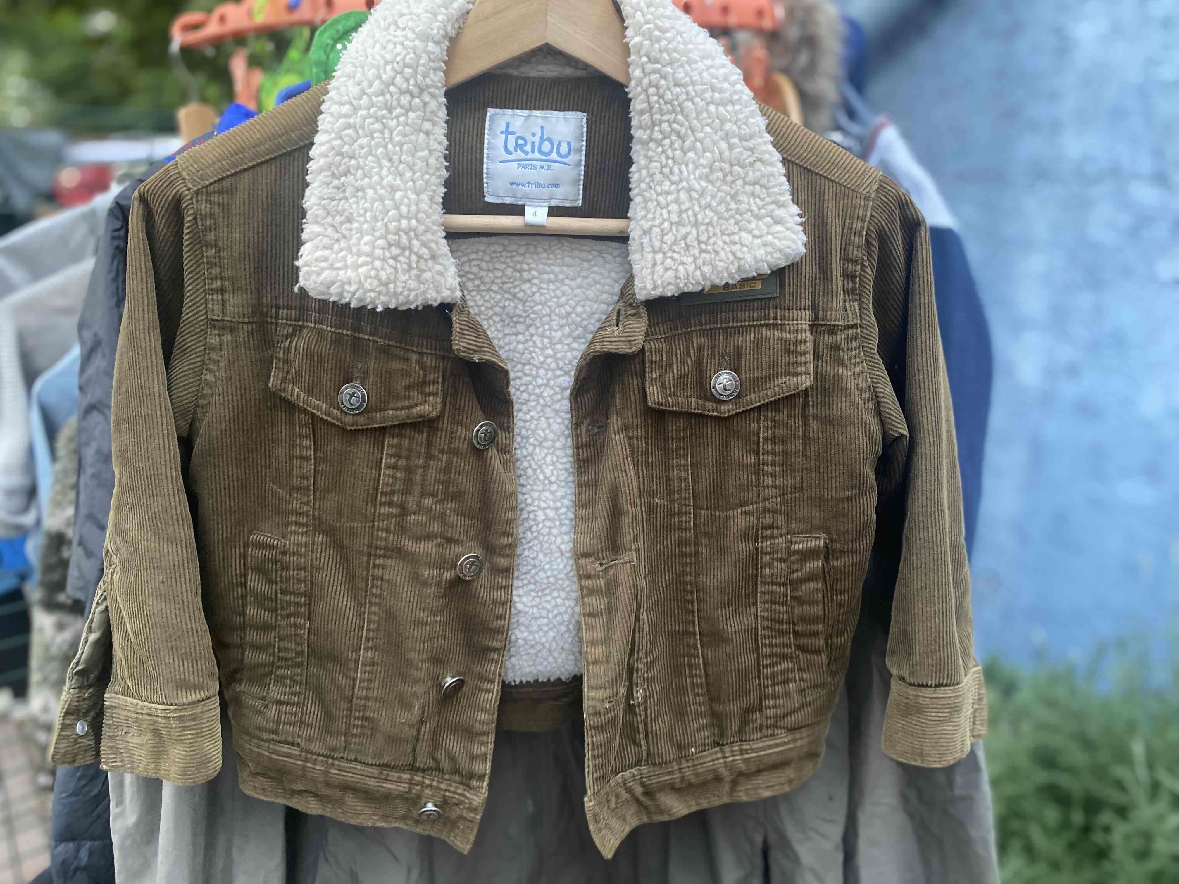 Chaqueta de cotele con forro