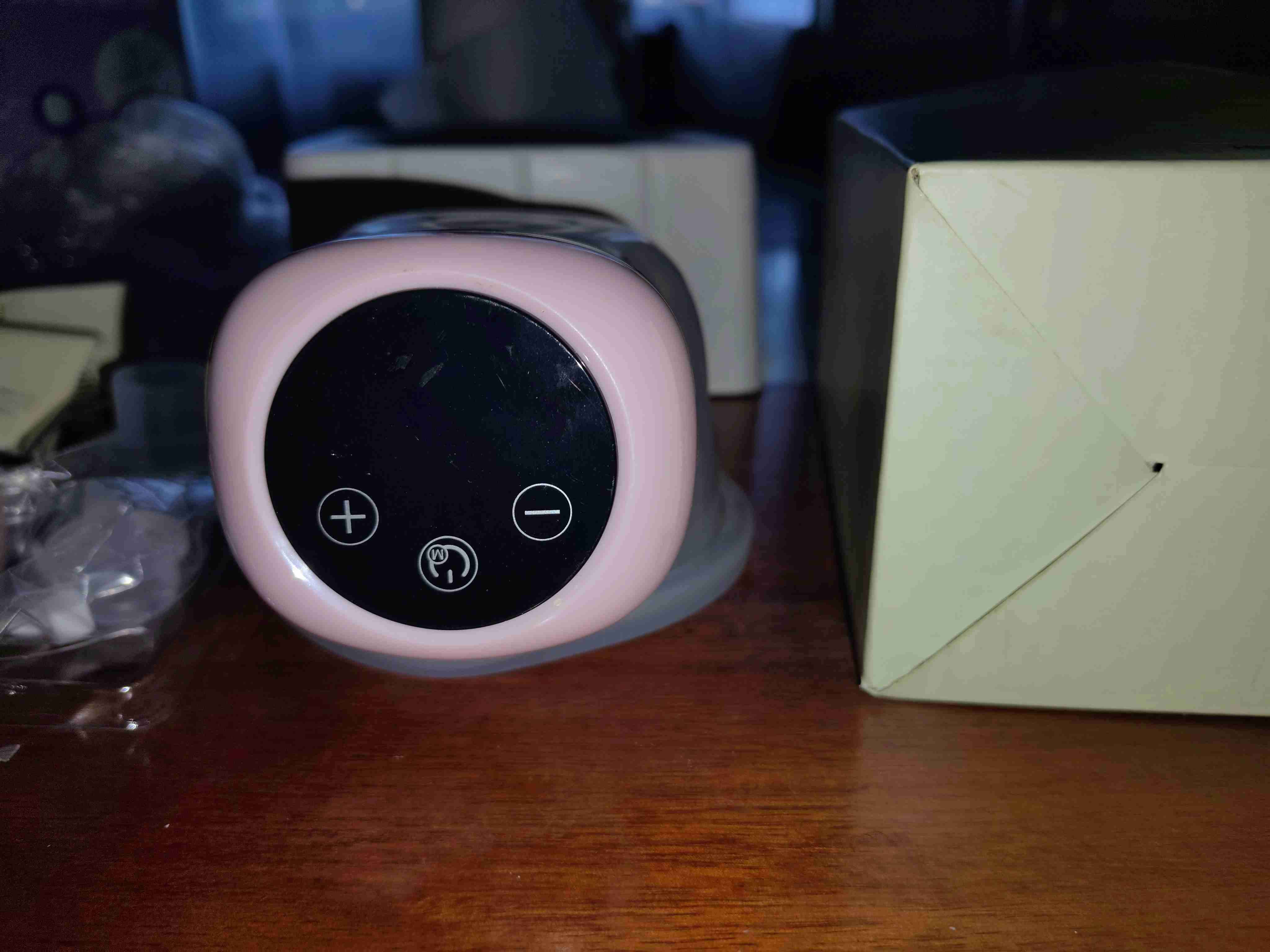 Extractor de leche eléctrico rosa