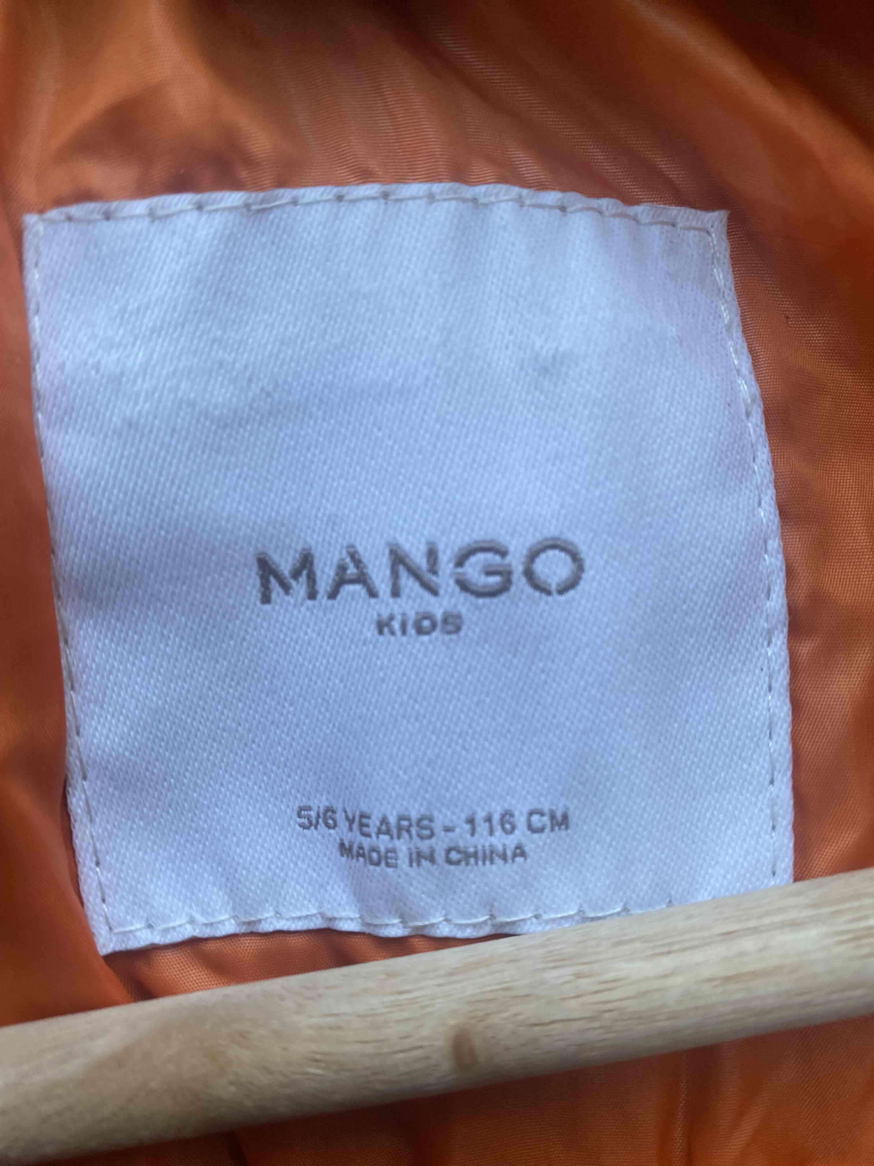 Chaqueta azul con capucha Mango - miniatura 2