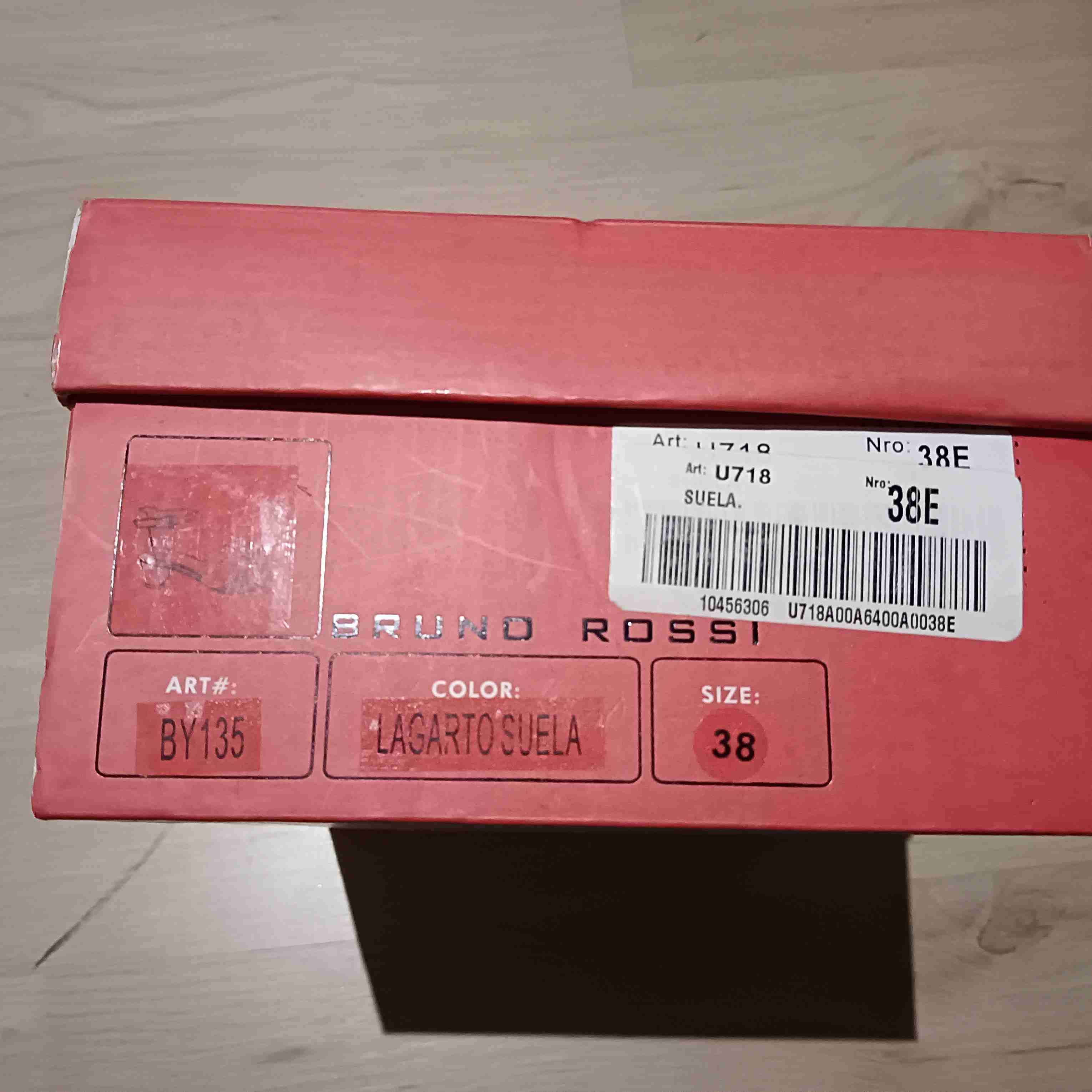 Zapatos Bruno Rossi 38E