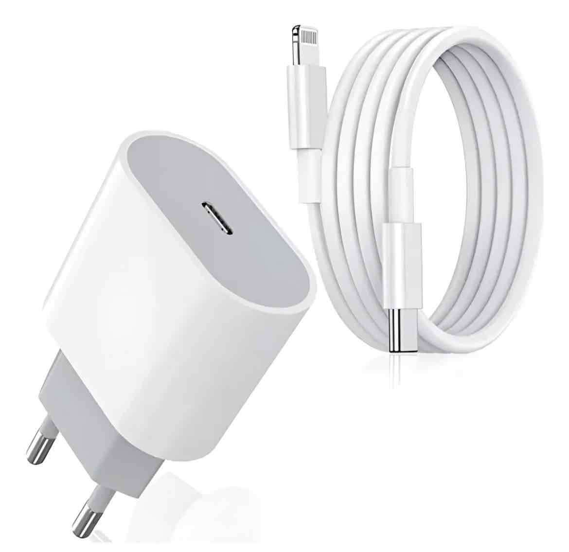 Cargador USB con cable Lightning