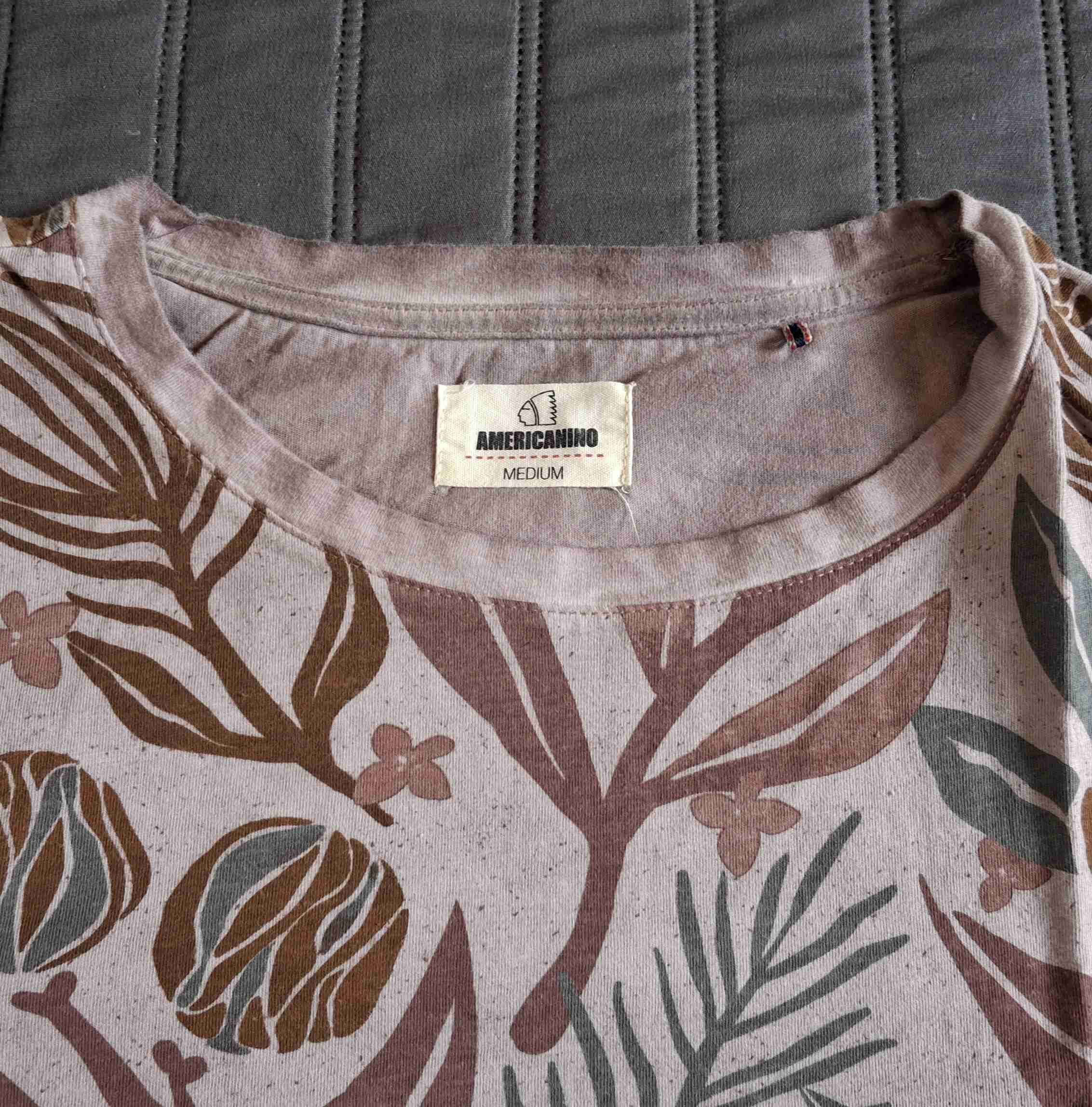 POLERA MANGA CORTA FLORAL AMERICANINO - miniatura 3