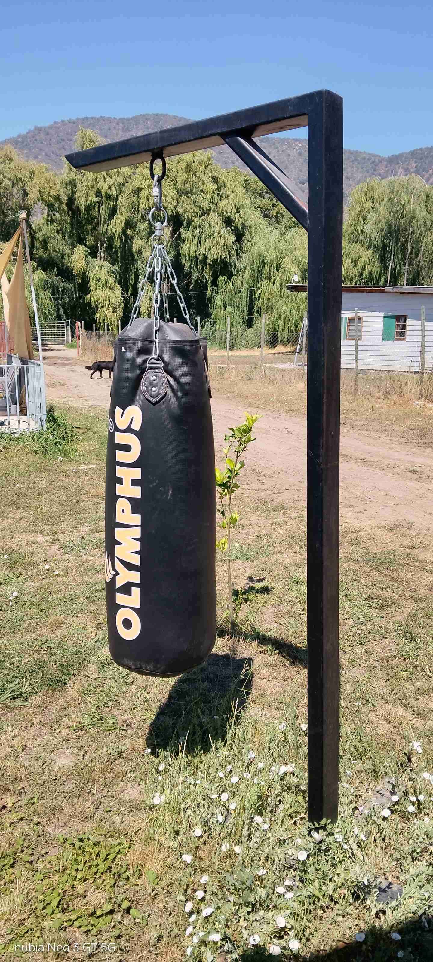 Saco de boxeo Olympus negro - miniatura 2