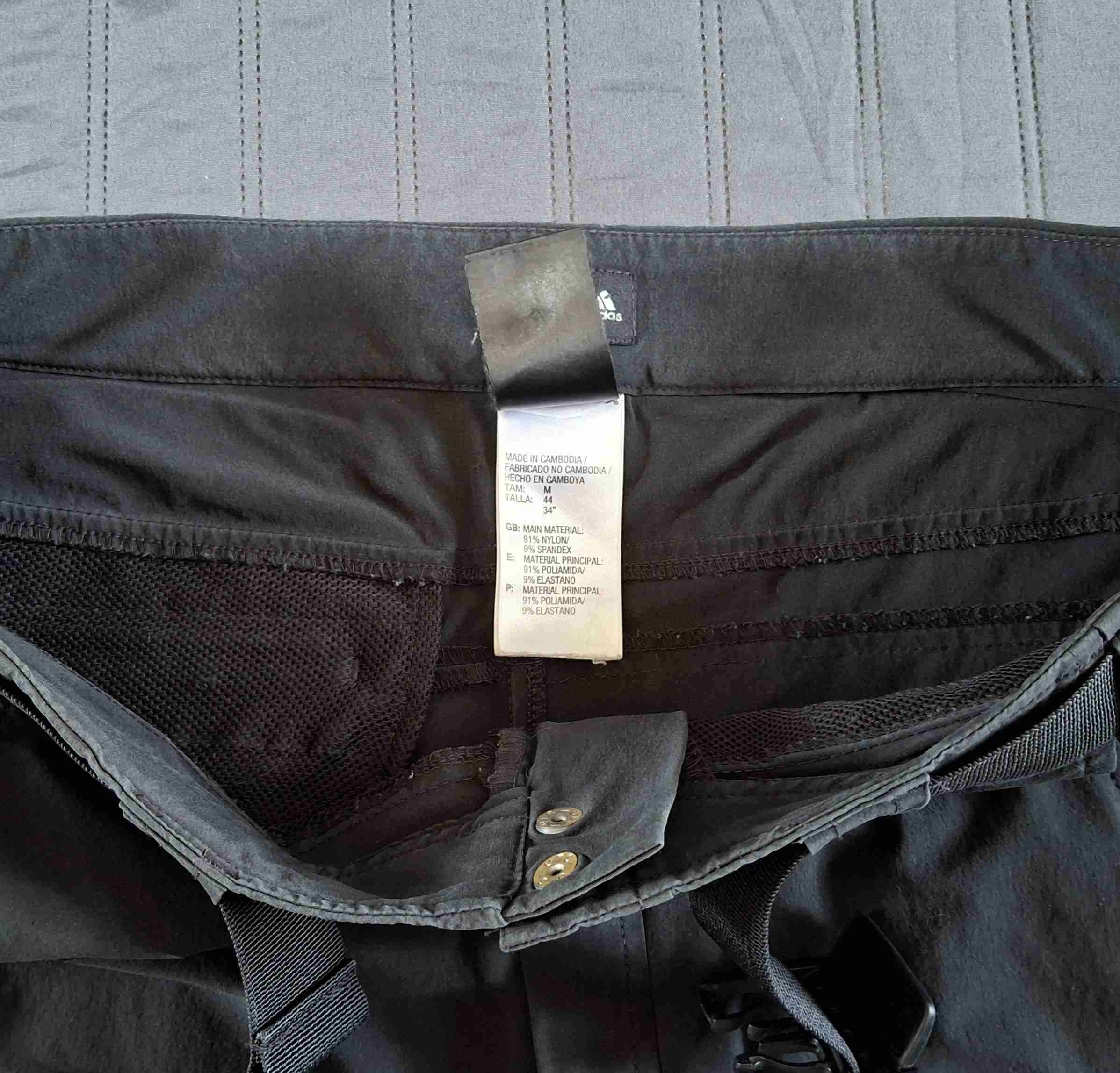 SHORT SPANDEX NEGRO ADIDAS - miniatura 3