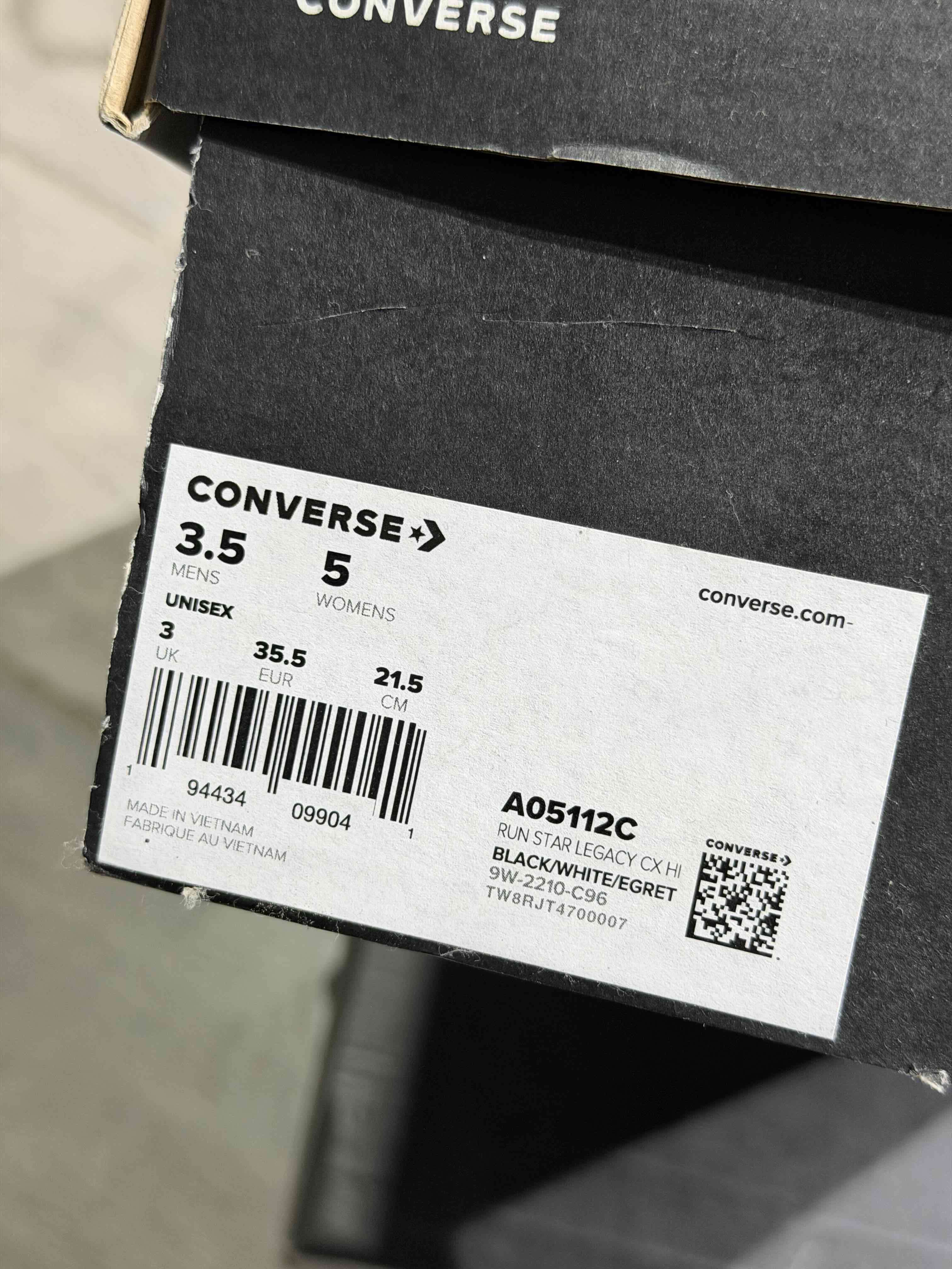 Zapatillas negras Converse - miniatura 5