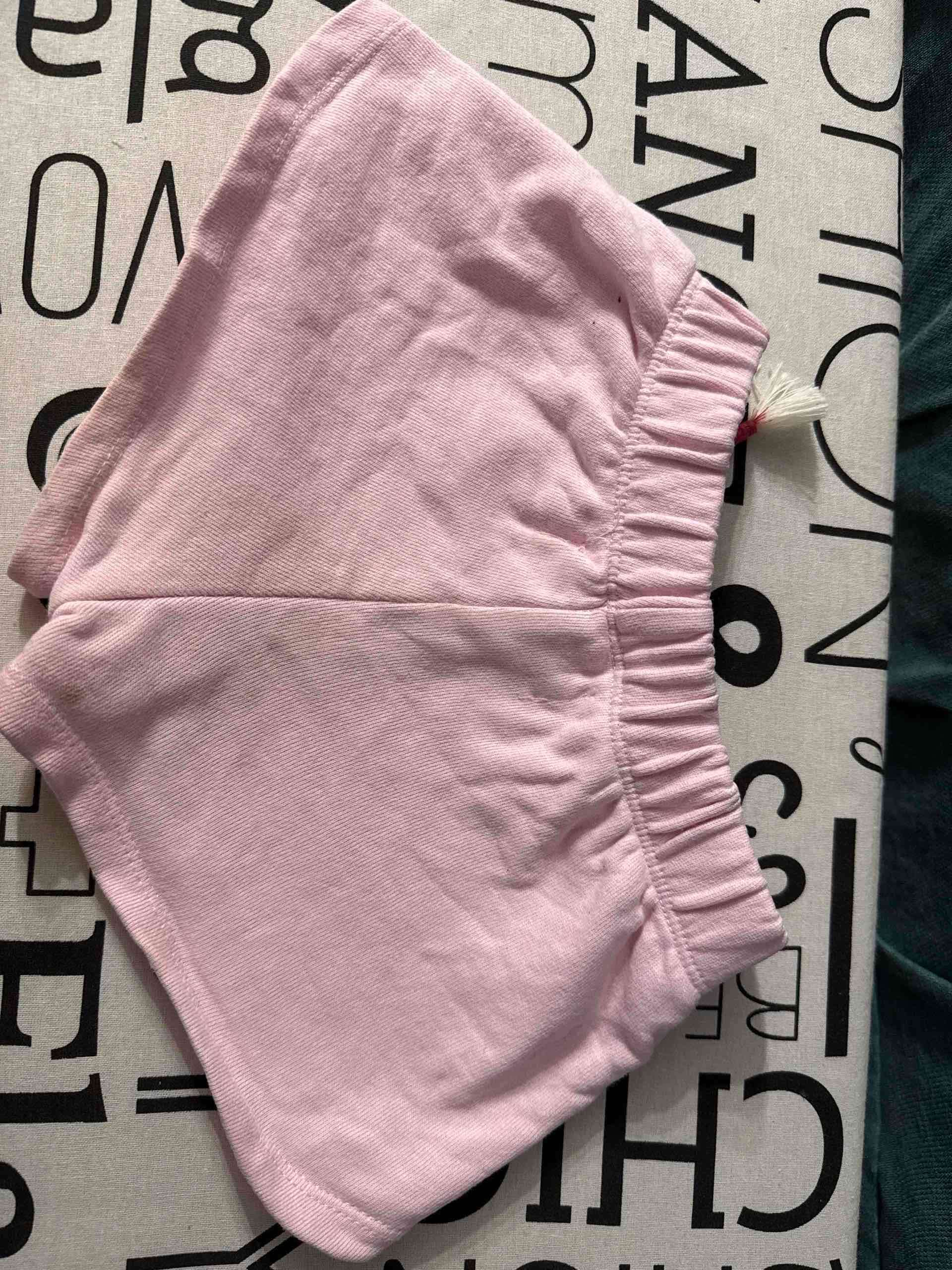 Shorts rosados para niña