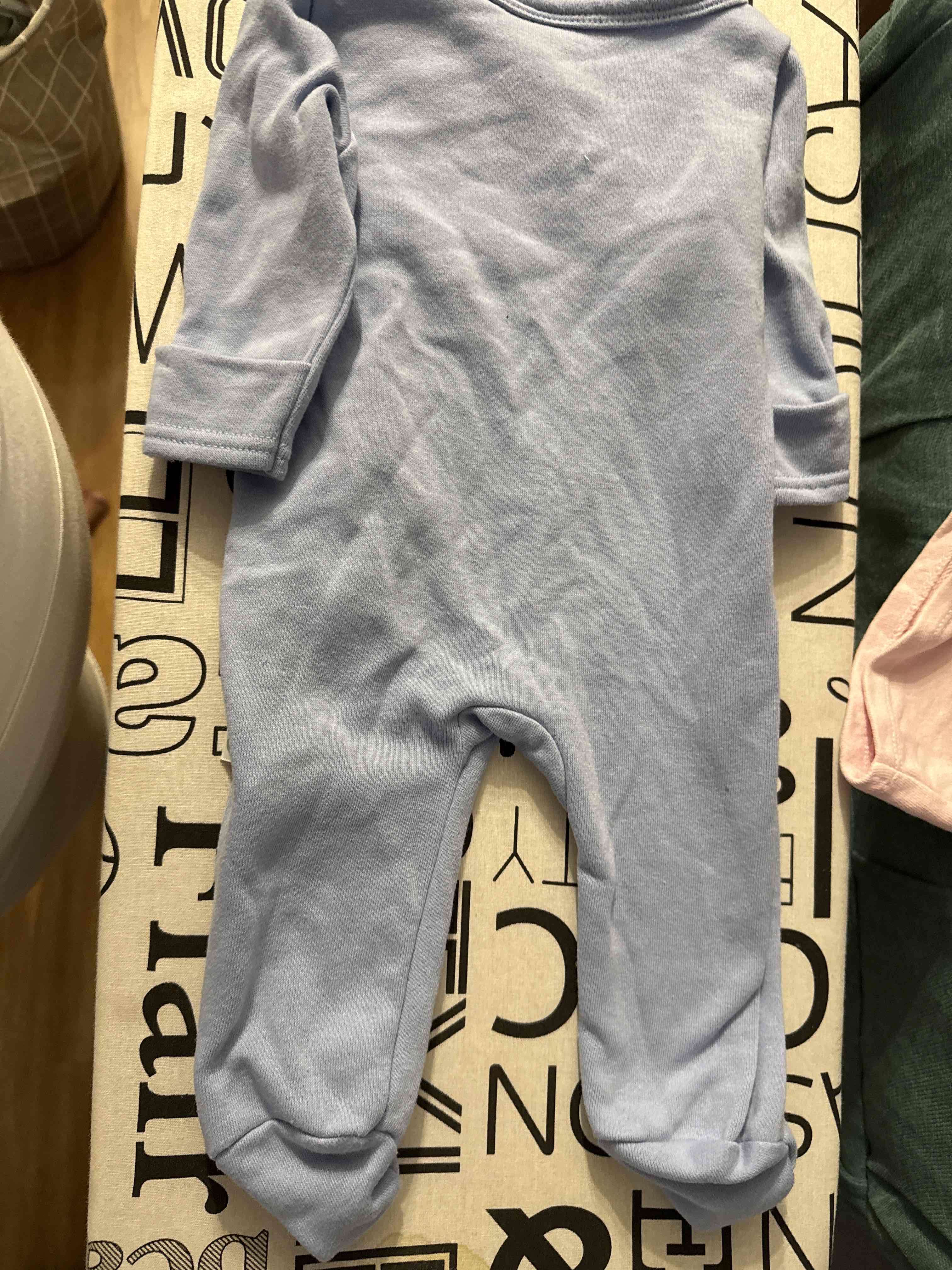 Pijama de bebé celeste con perro - miniatura 2