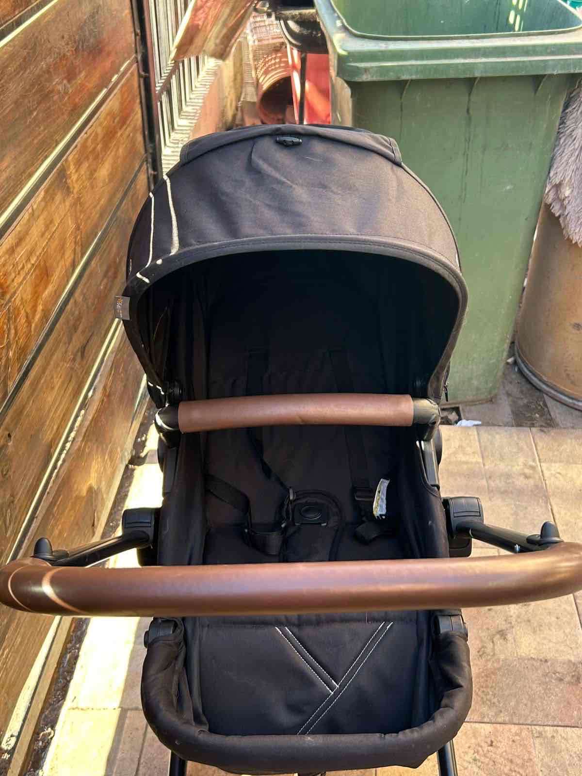 Coche de paseo Bebesit negro - miniatura 2