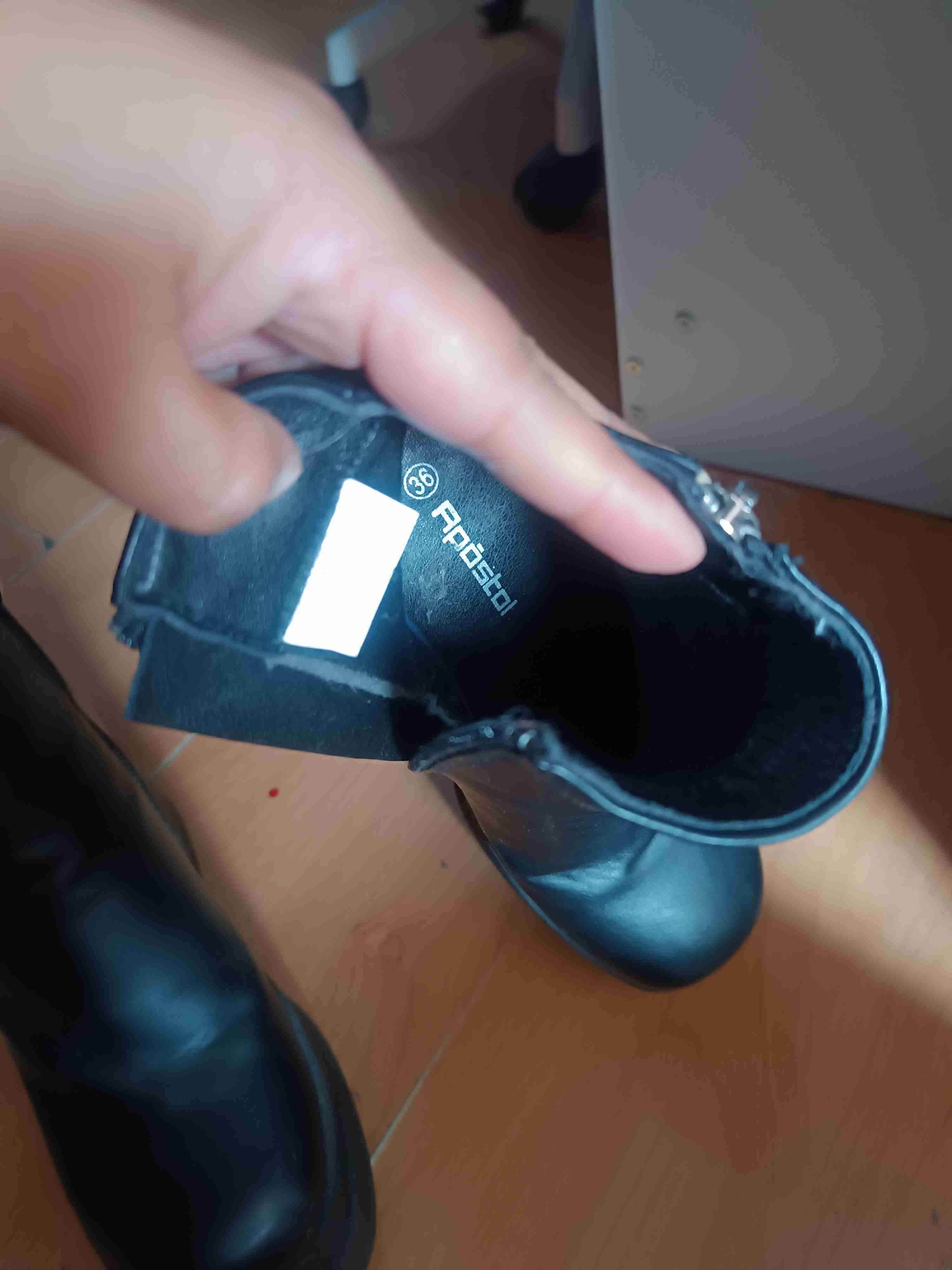 Botines negros de plataforma - miniatura 3