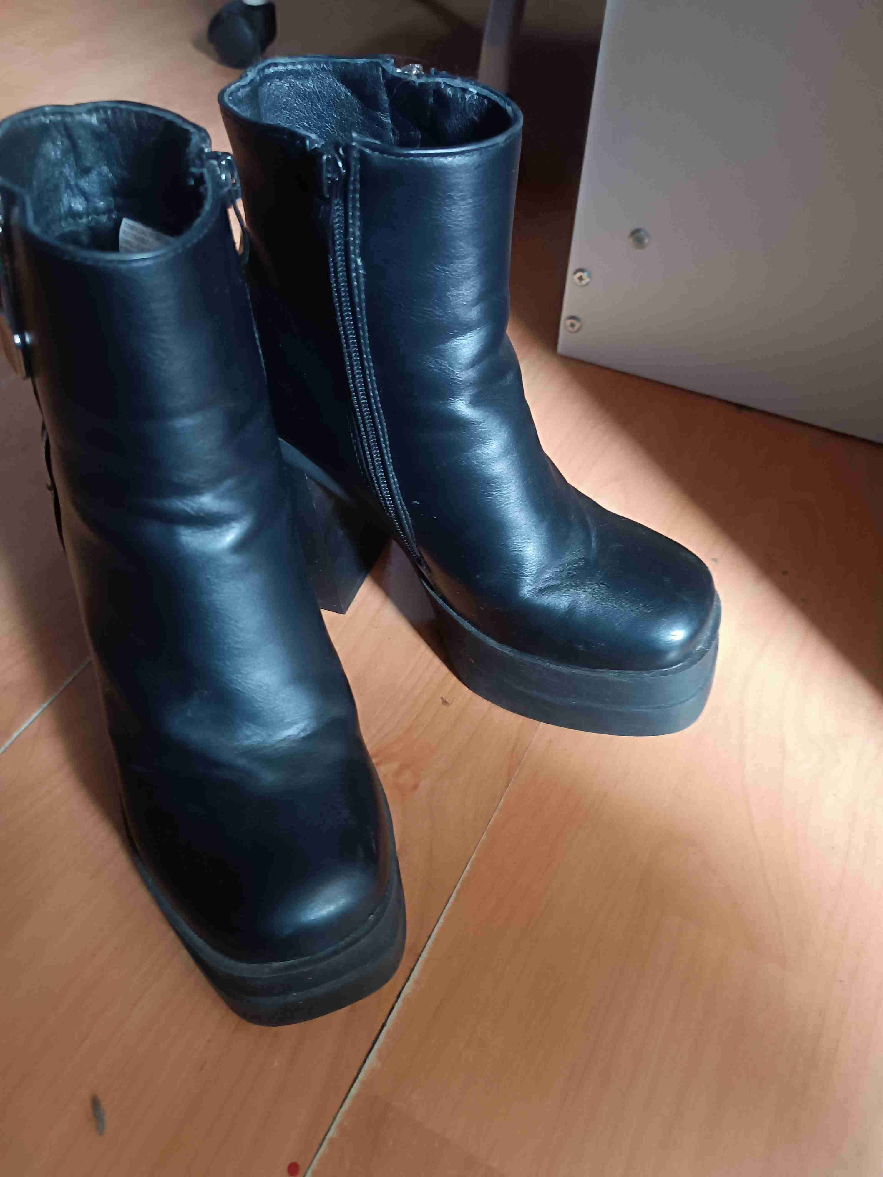 Botines negros de plataforma - miniatura 6