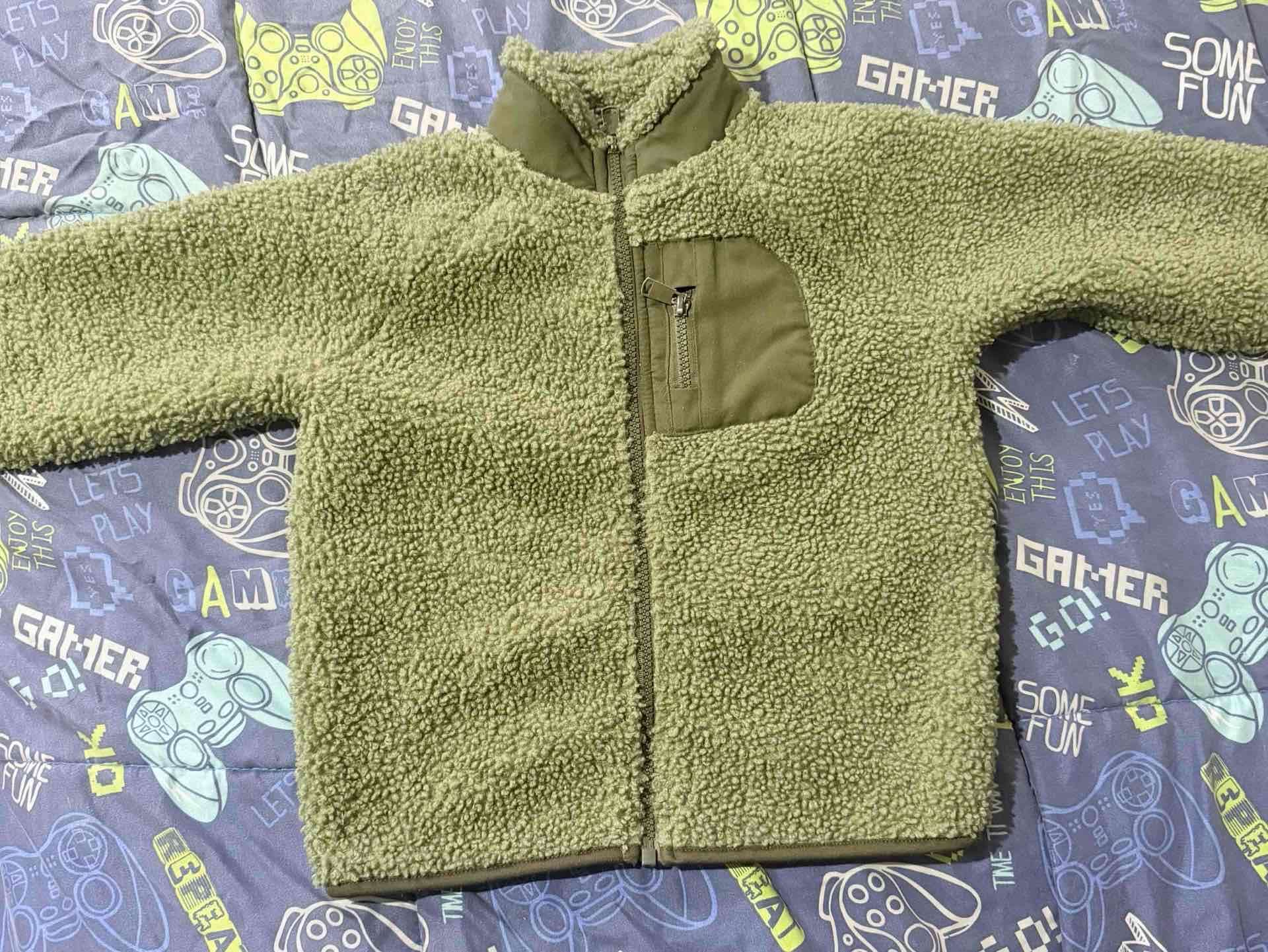 Chaqueta polar verde niño marca tribu talla 4
