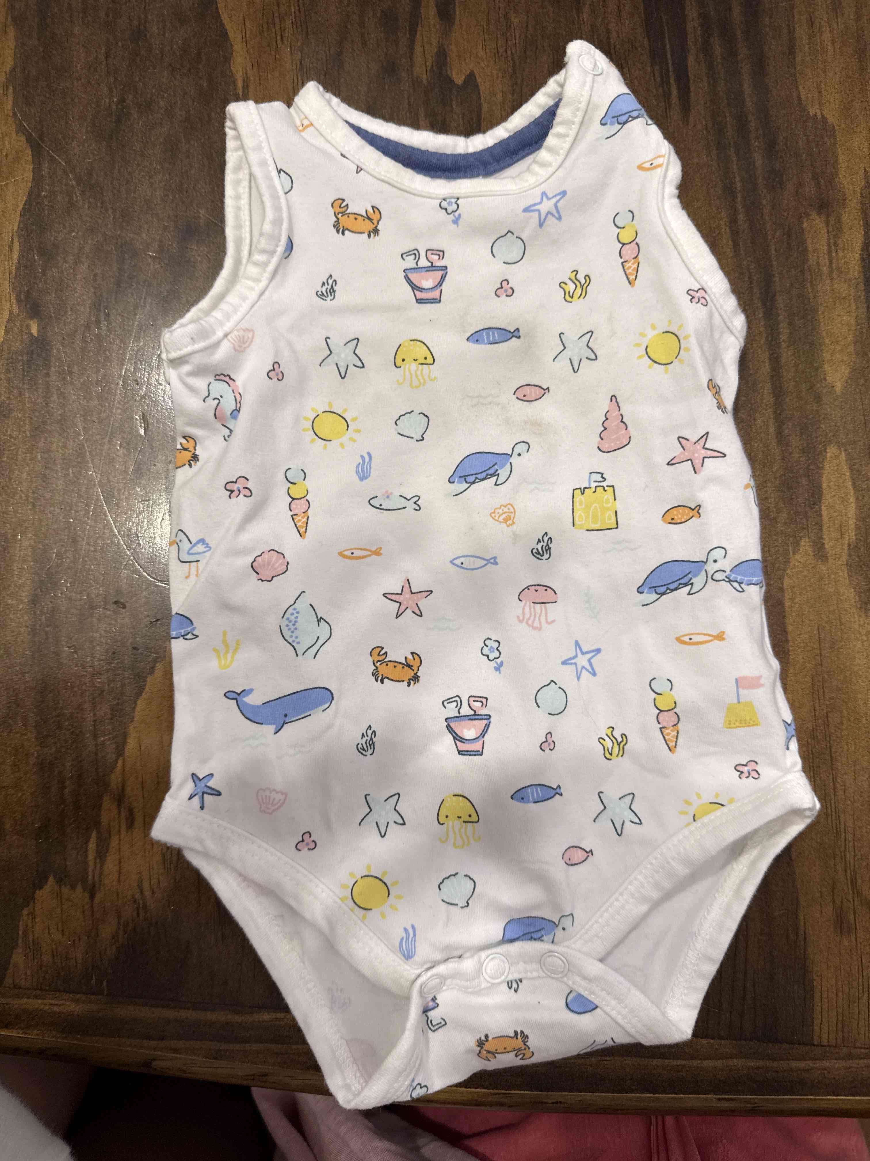 Body de bebé estampado marino