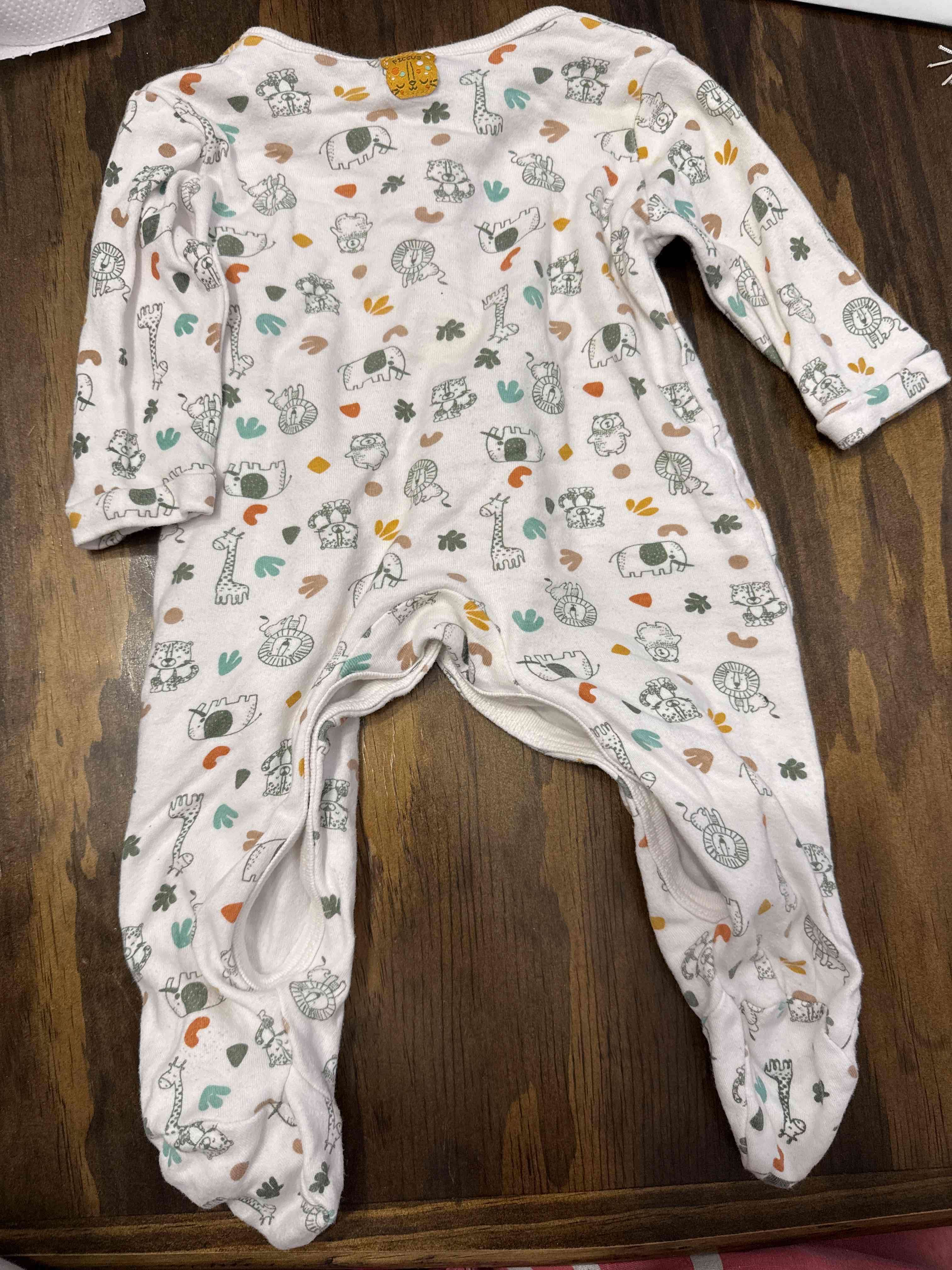 Pijama bebé estampado animales - miniatura 2