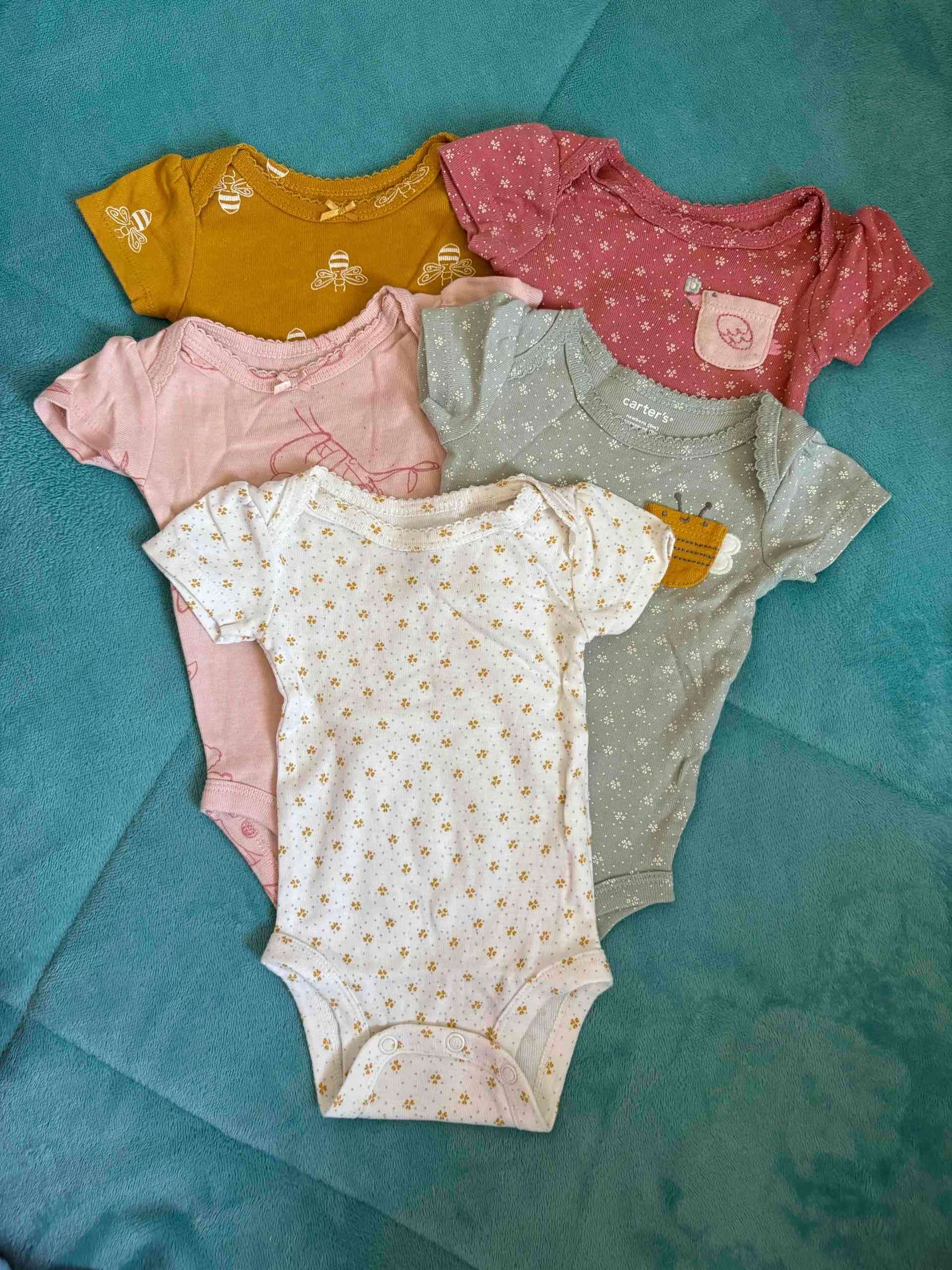 Lote de bodys de bebé Carters