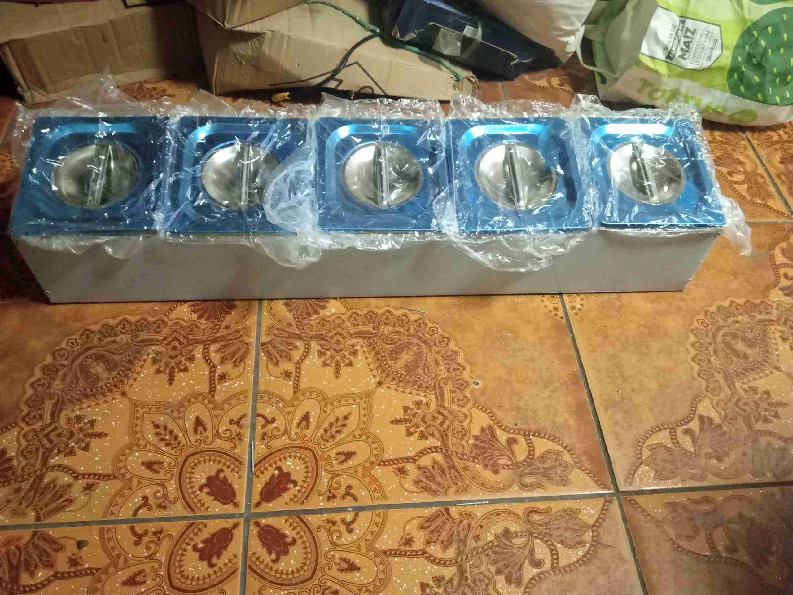 Organizador de cocina de acero inoxidable