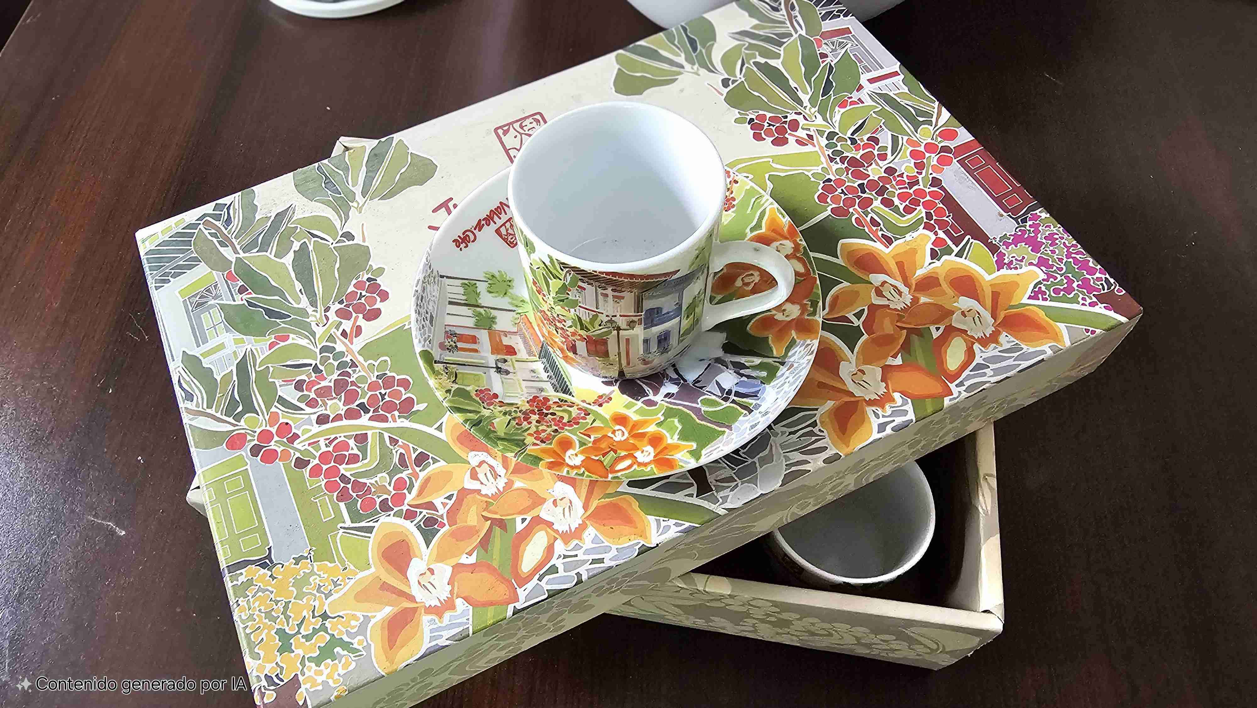 Set de tazas y platos Juan Valdez - miniatura 3