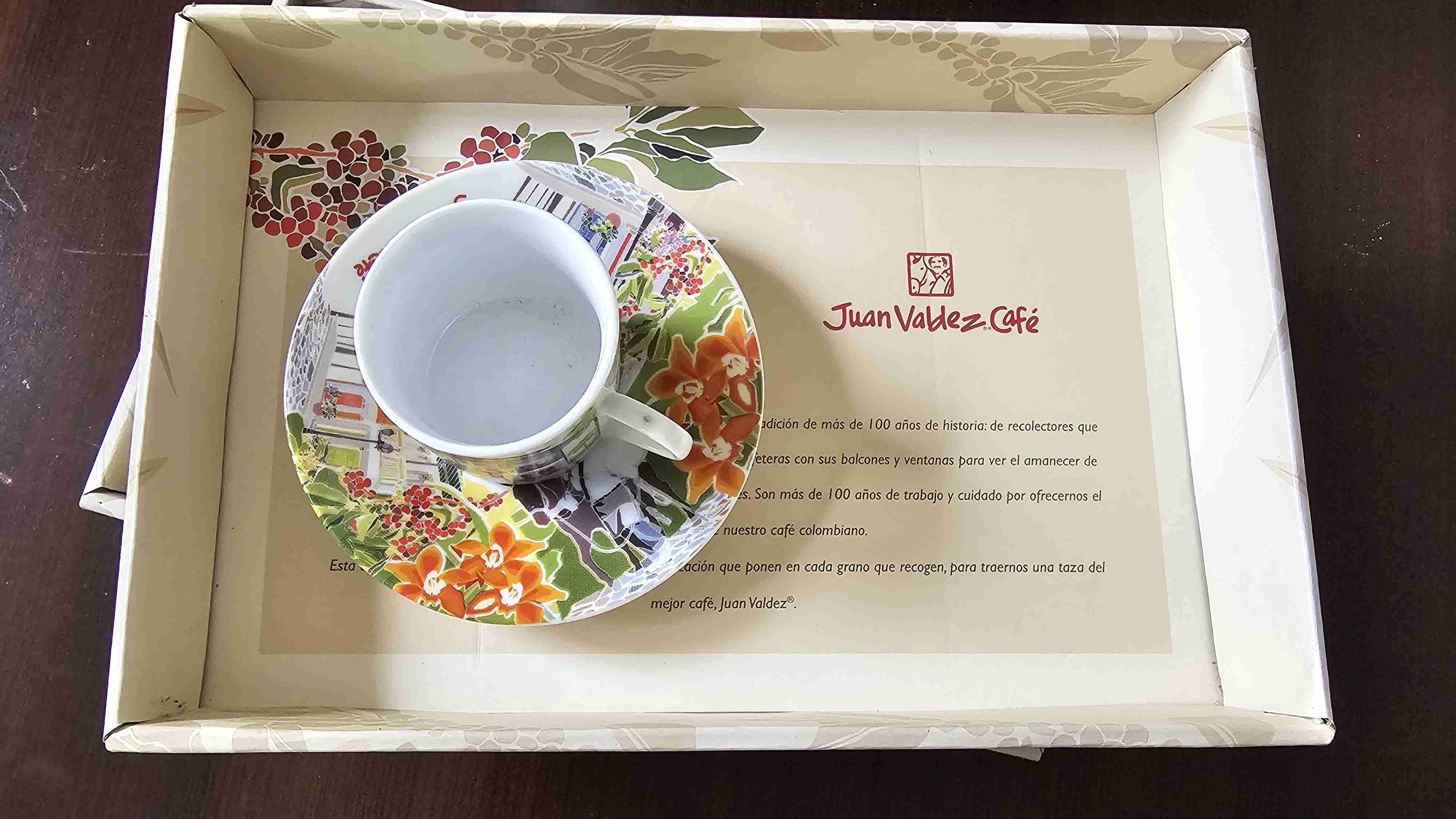 Set de tazas y platos Juan Valdez - miniatura 4