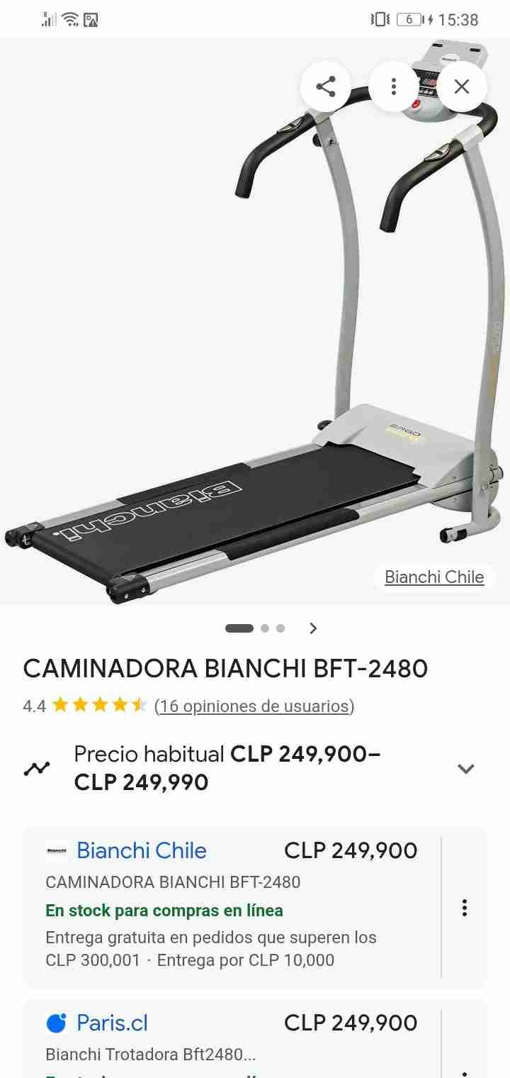 Trotadora electrica pegable bianchi - miniatura 6