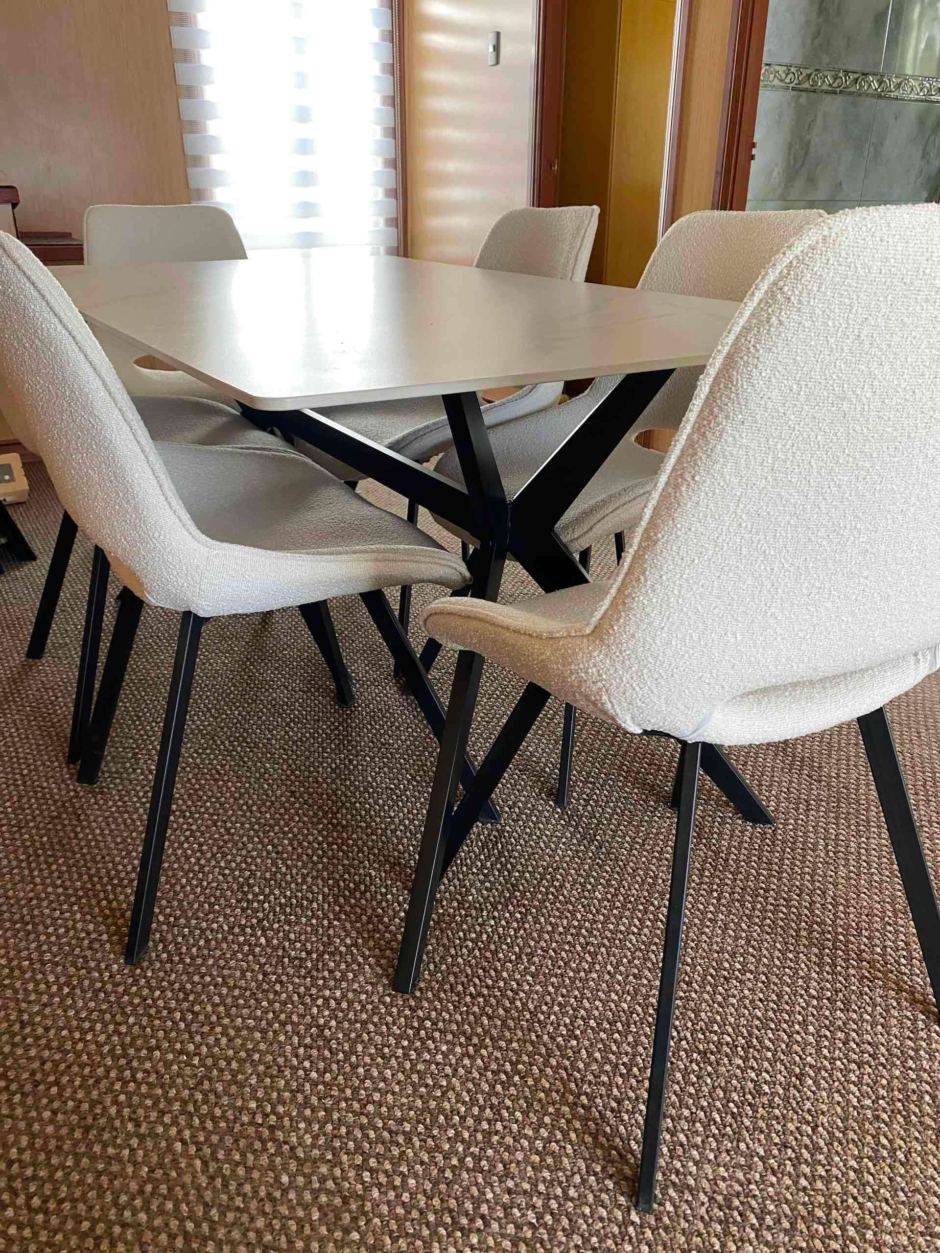 Juego de comedor moderno, dos semanas de uso - miniatura 2