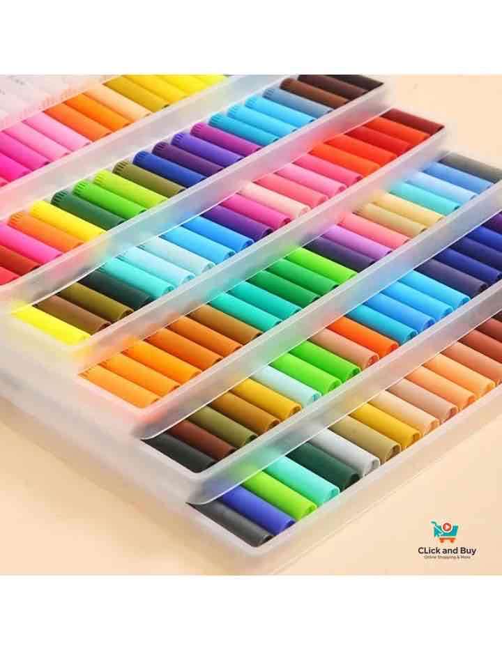 Set de 100 plumones de colores - miniatura 2