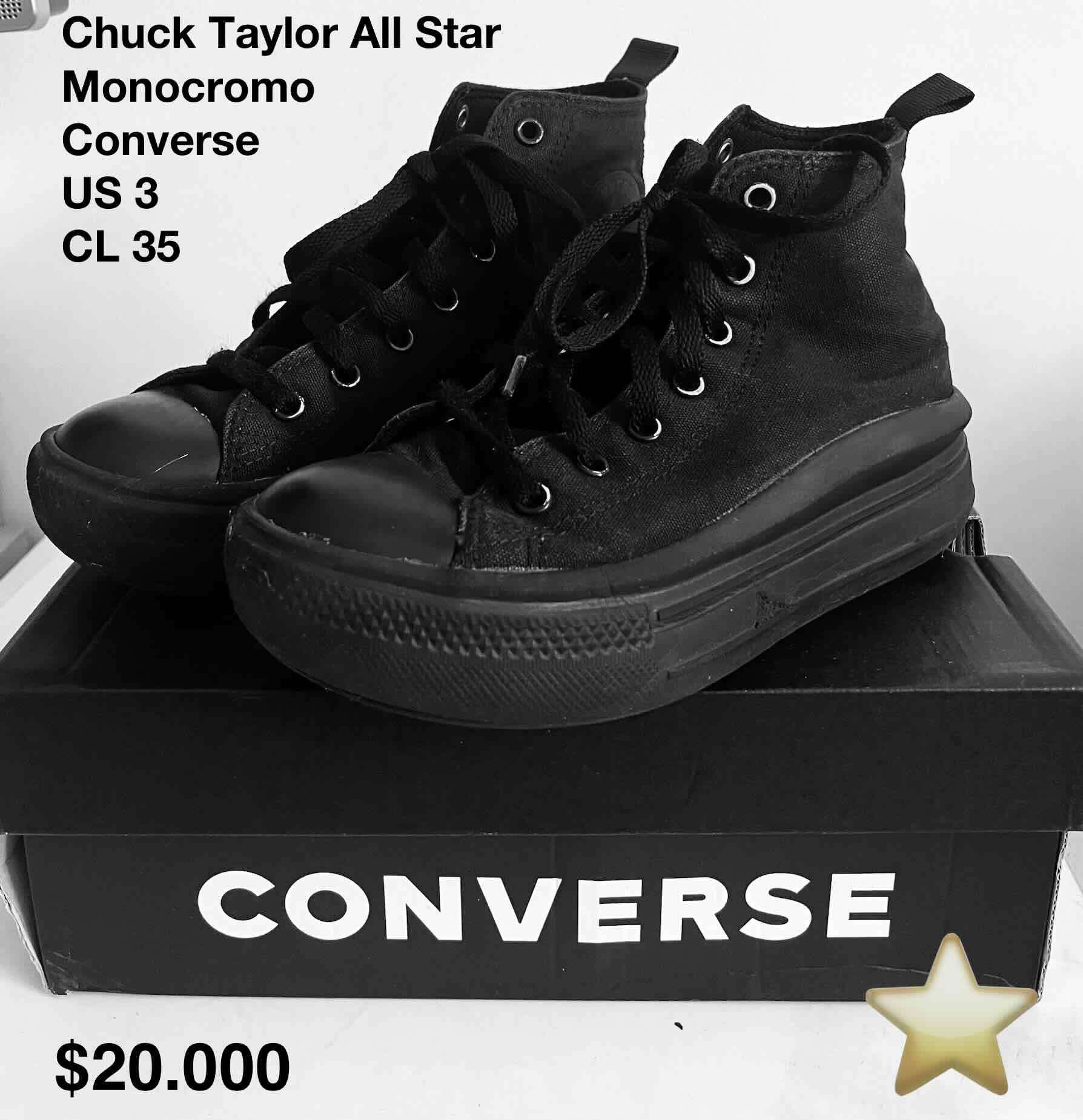 Zapatillas Chuck Taylor Monocromo