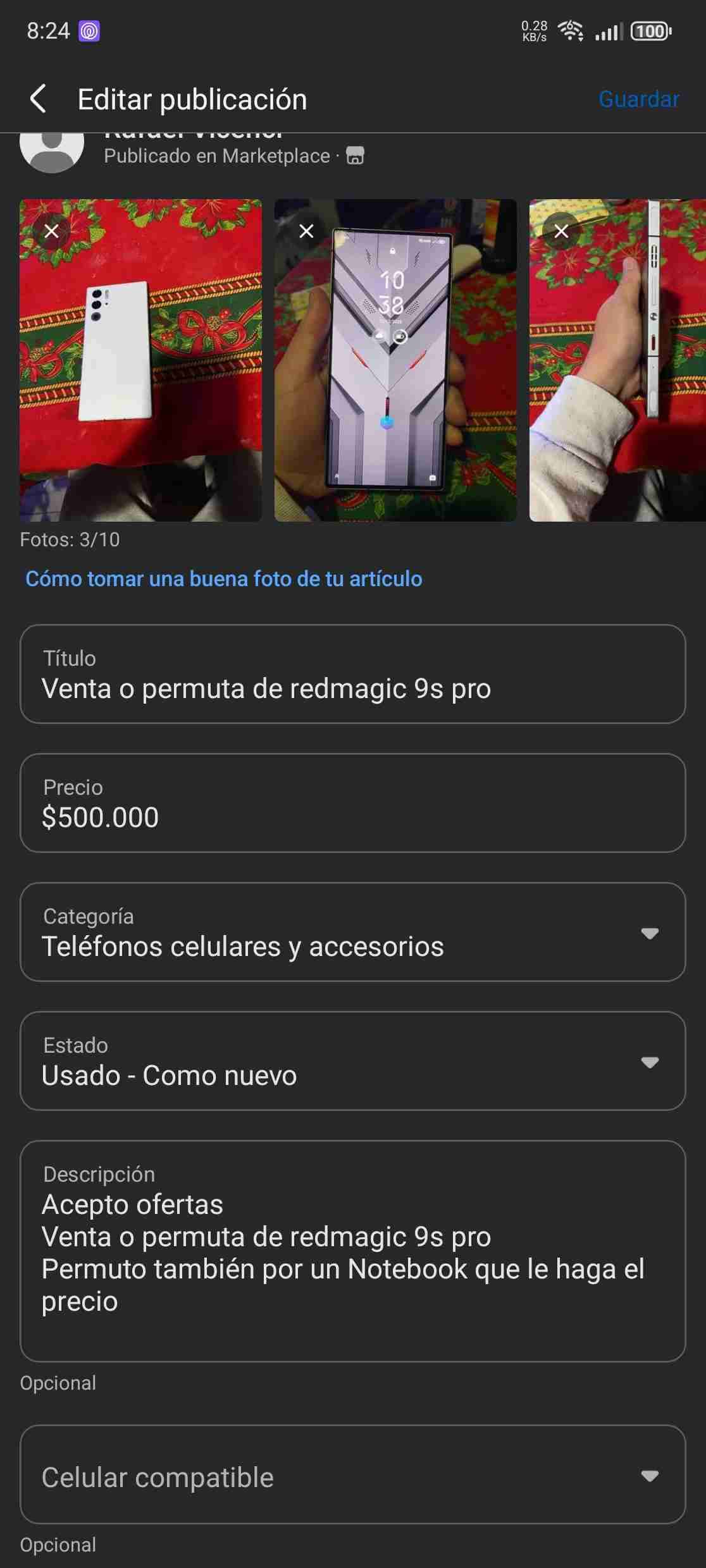 Vendo o permuto redmagic 9s pro - miniatura 4