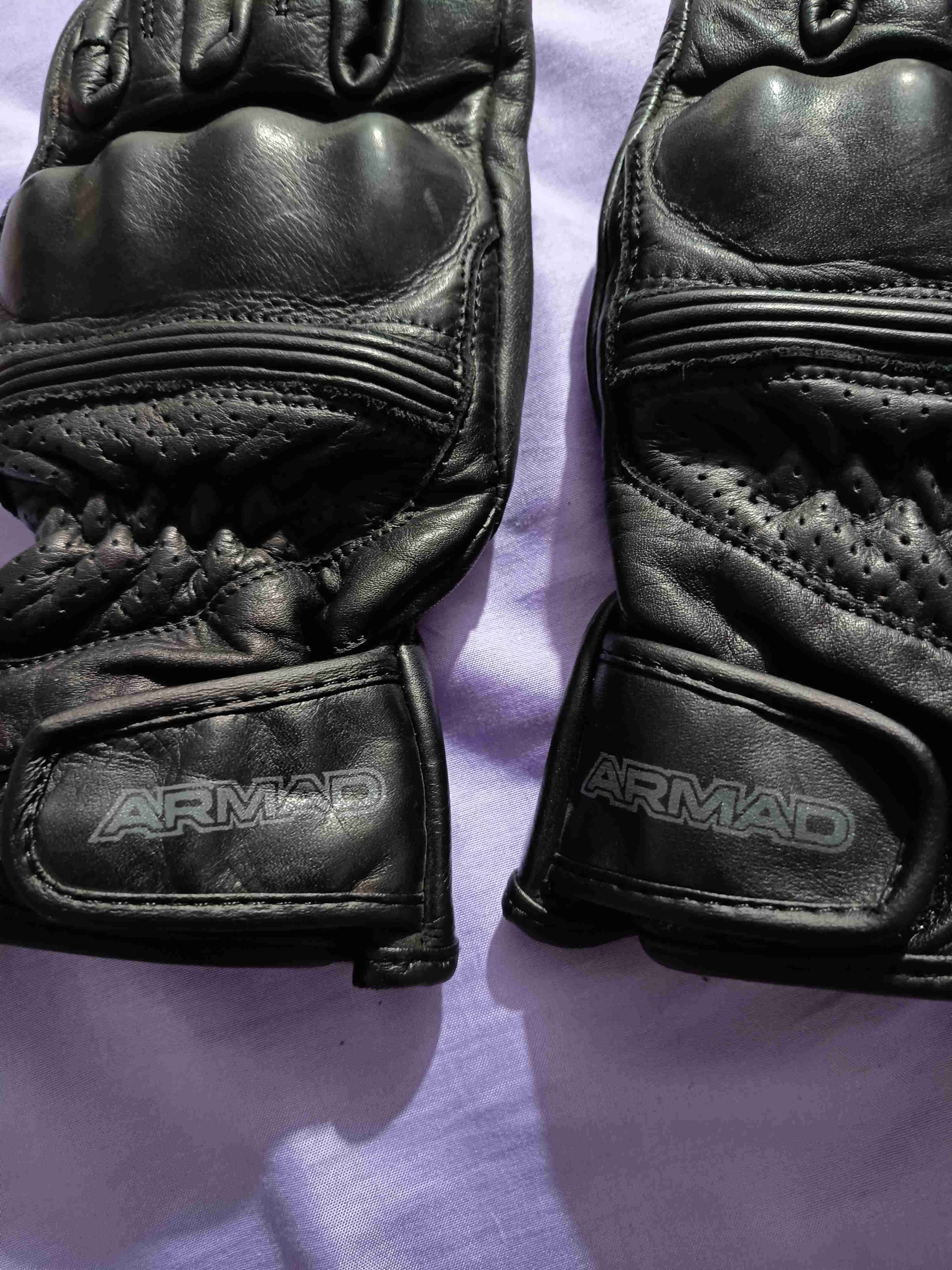 Guantes para moto Armad Gear negros - miniatura 6