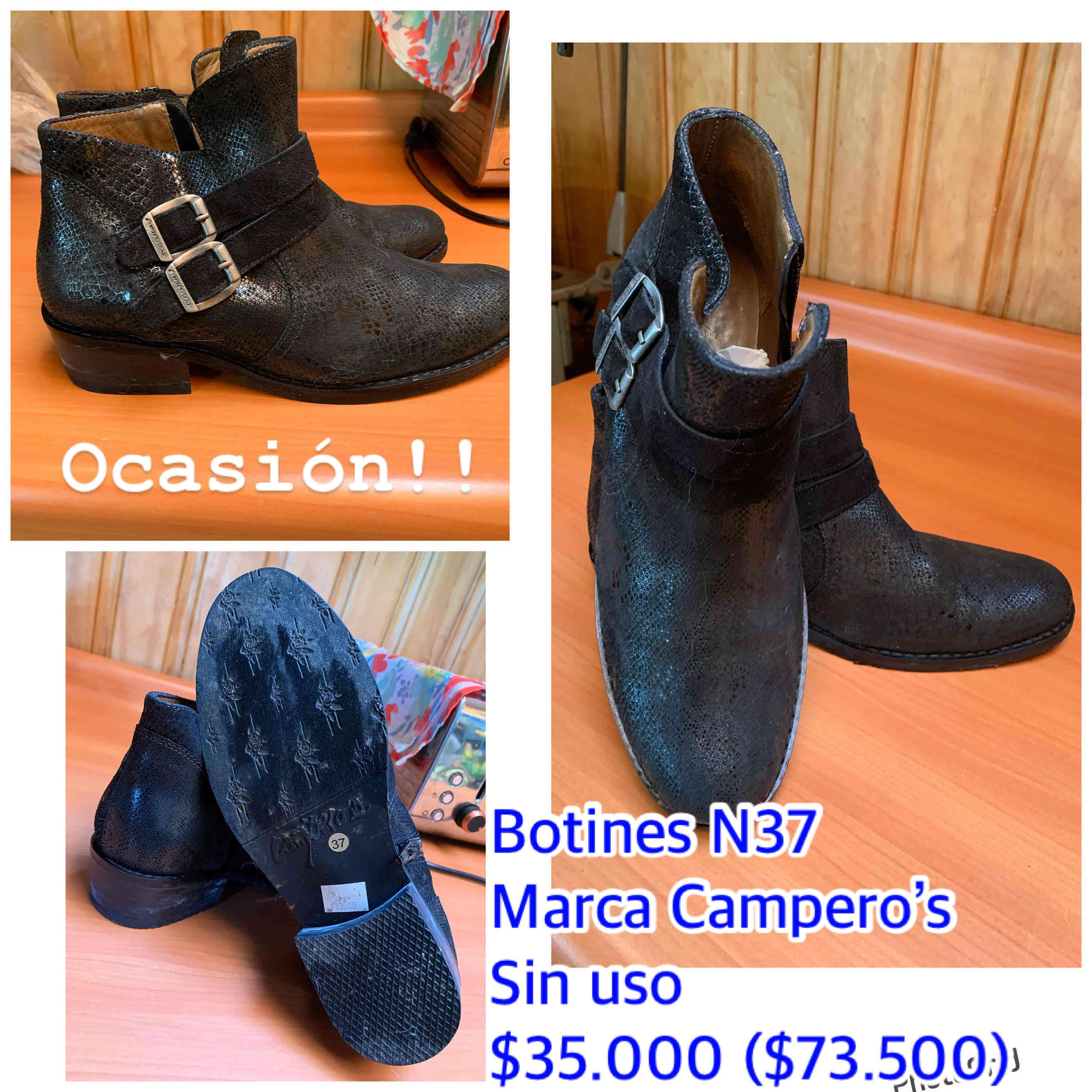 Botines negros Campero's N37