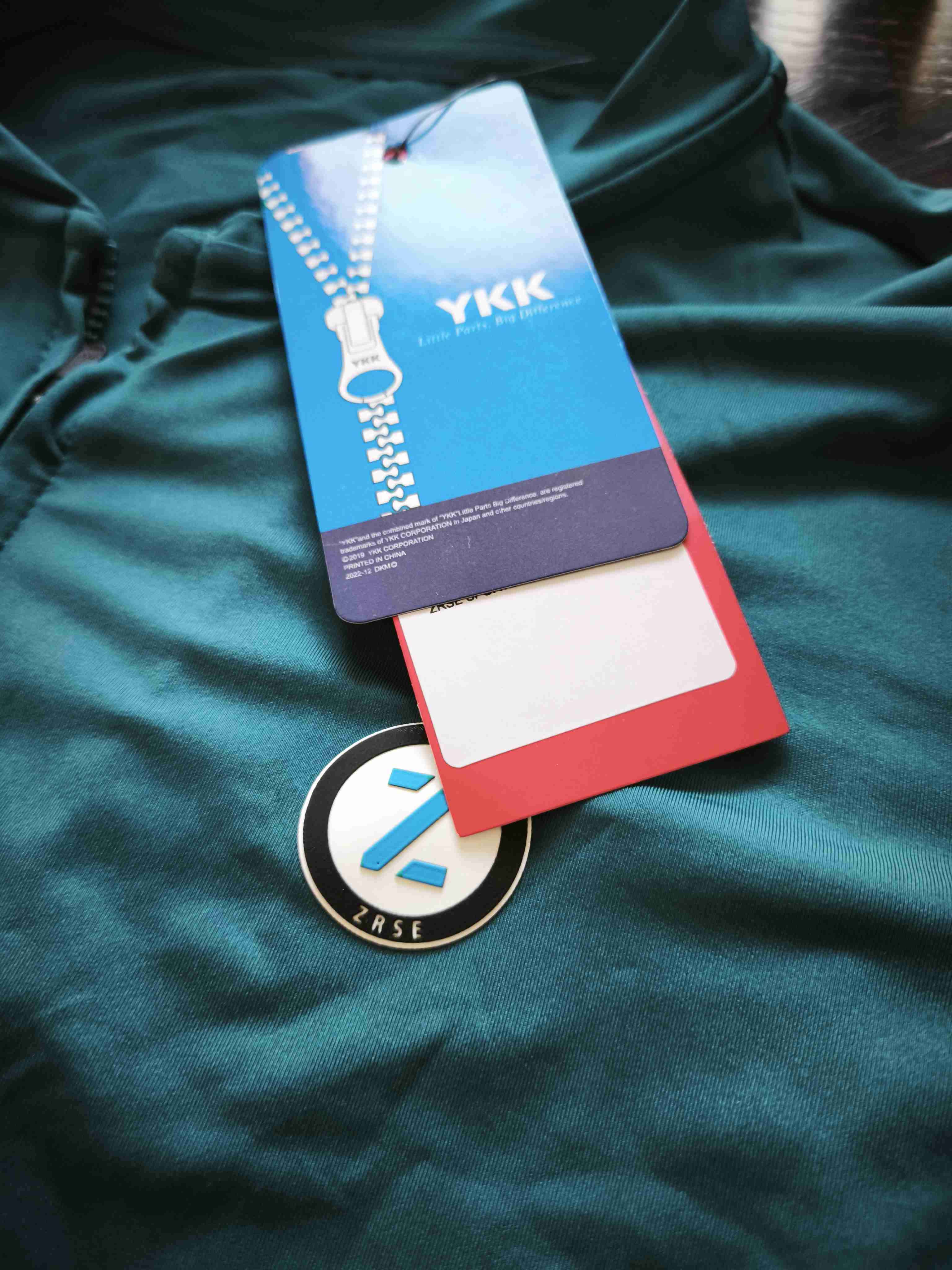 Chaqueta o tricota de ciclista verde con cierre - miniatura 5