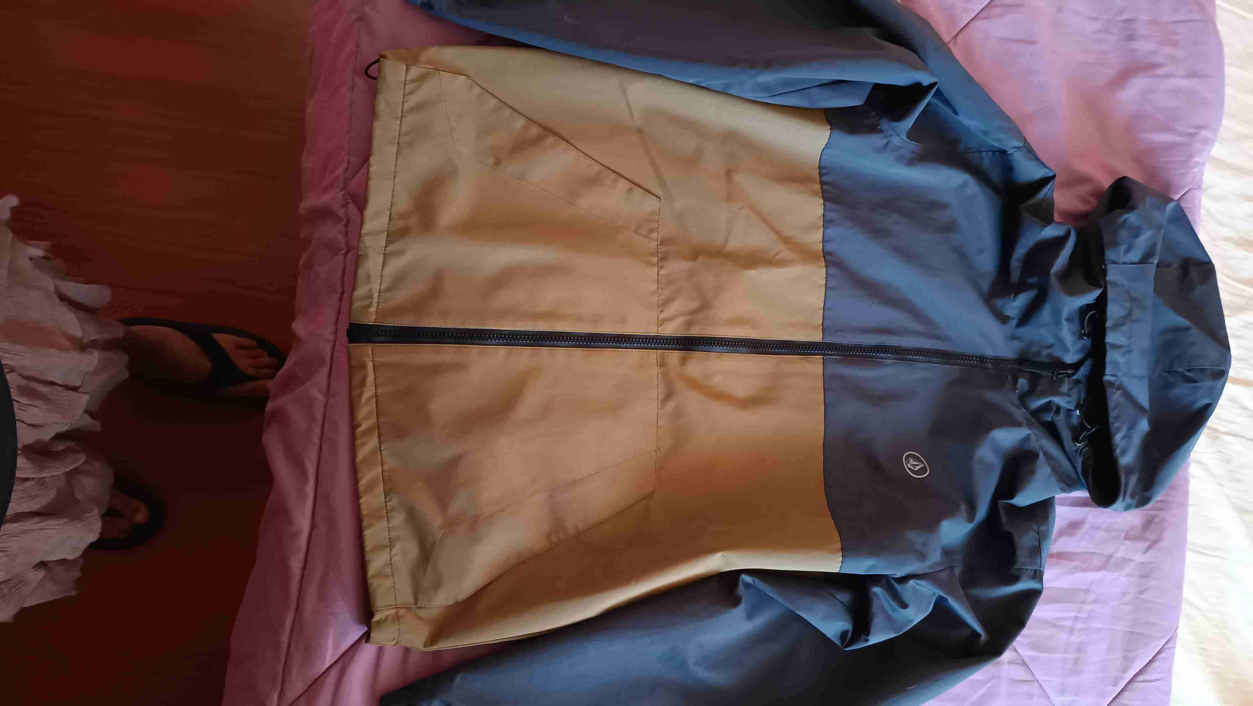 Chaqueta Volcom impermeable gris - miniatura 2