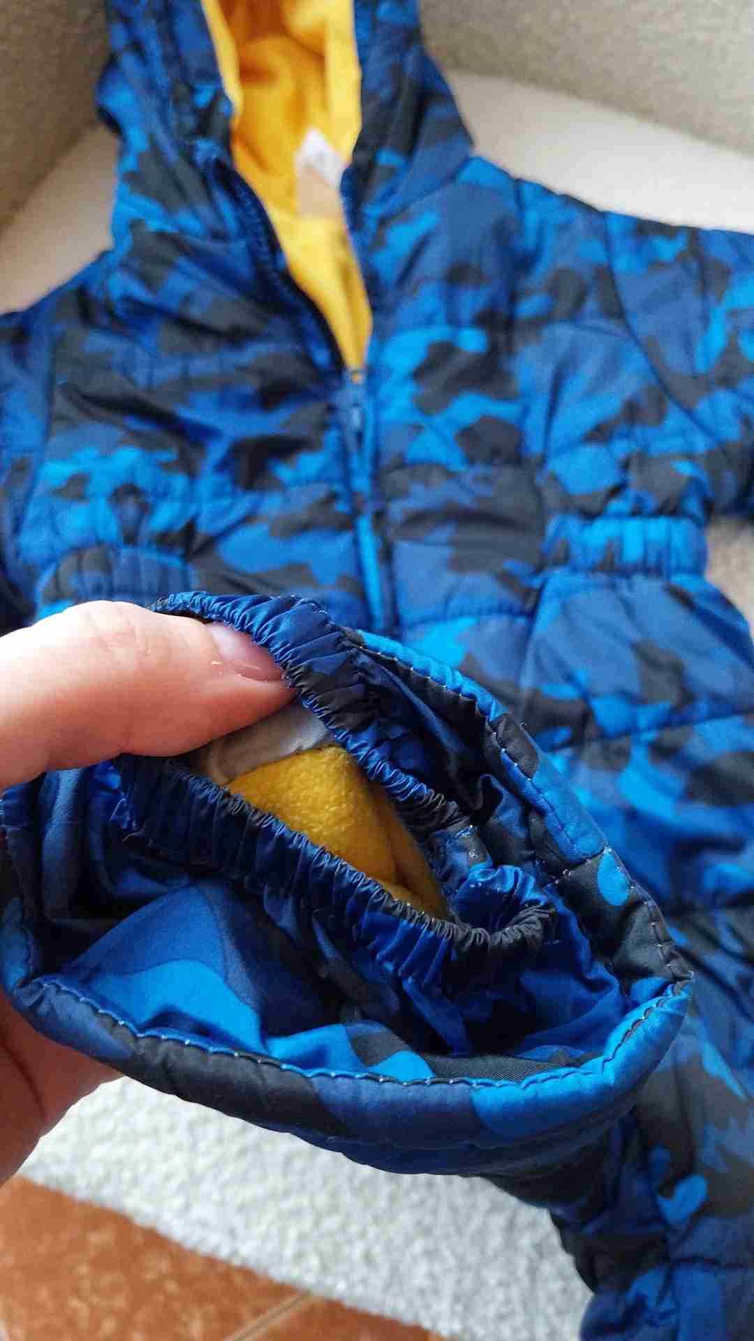 Enterito de bebé azul camuflado - miniatura 2