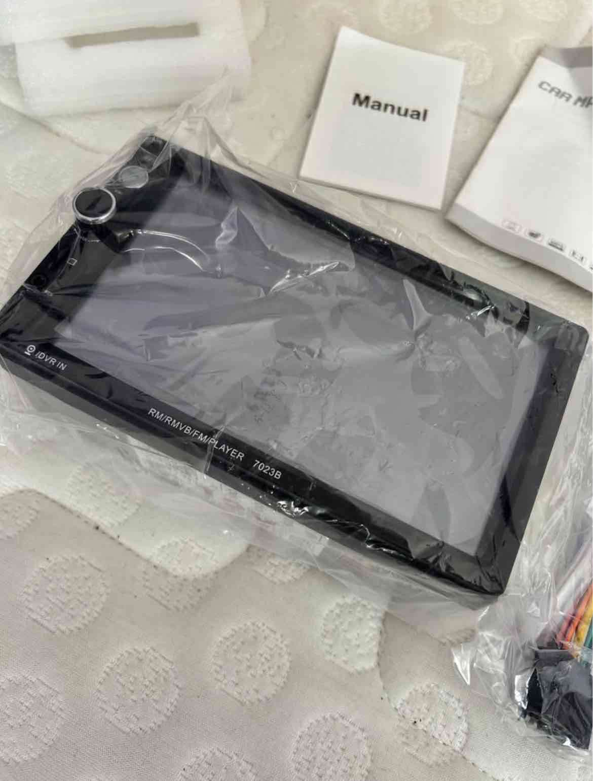Pantalla para auto con cámara de retroceso
