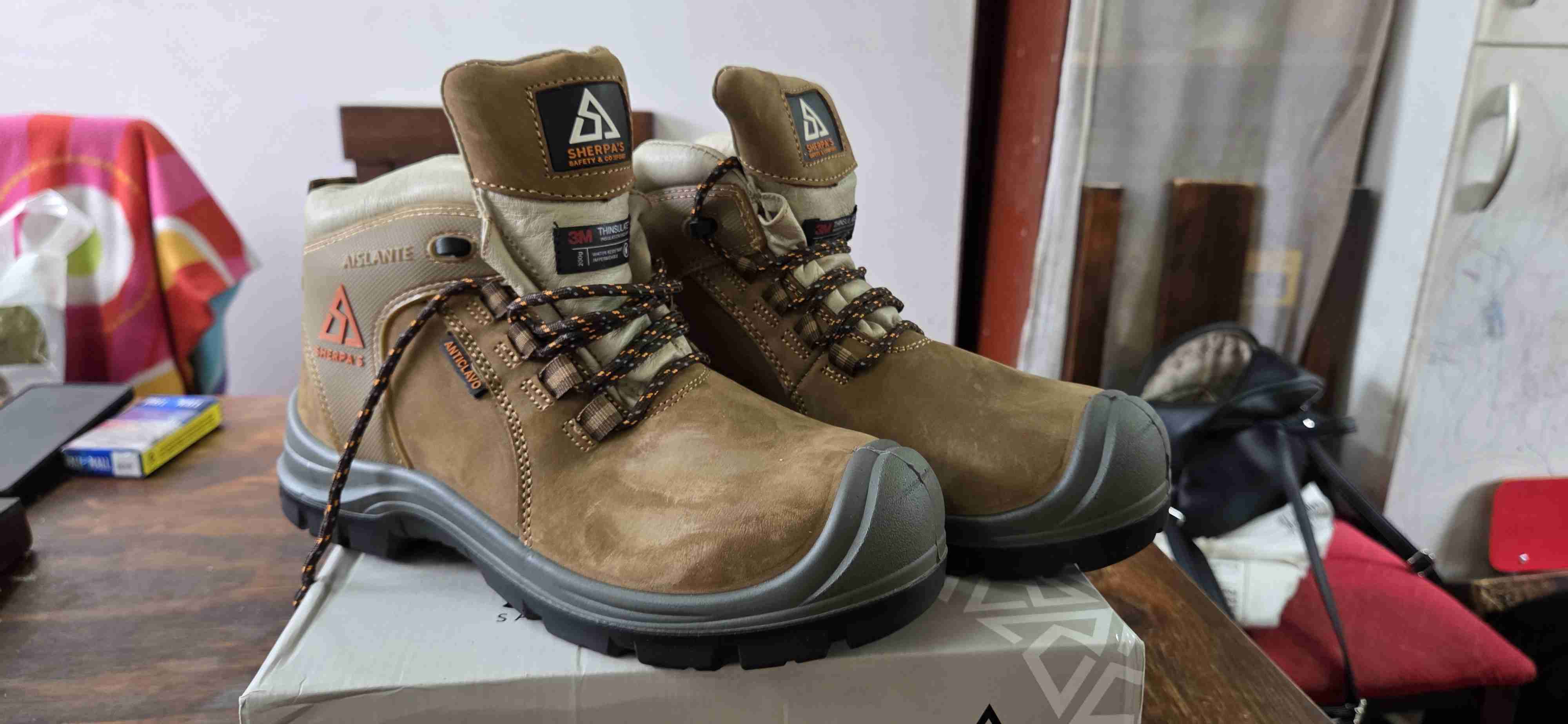 Zapatos de seguridad 100% cuero