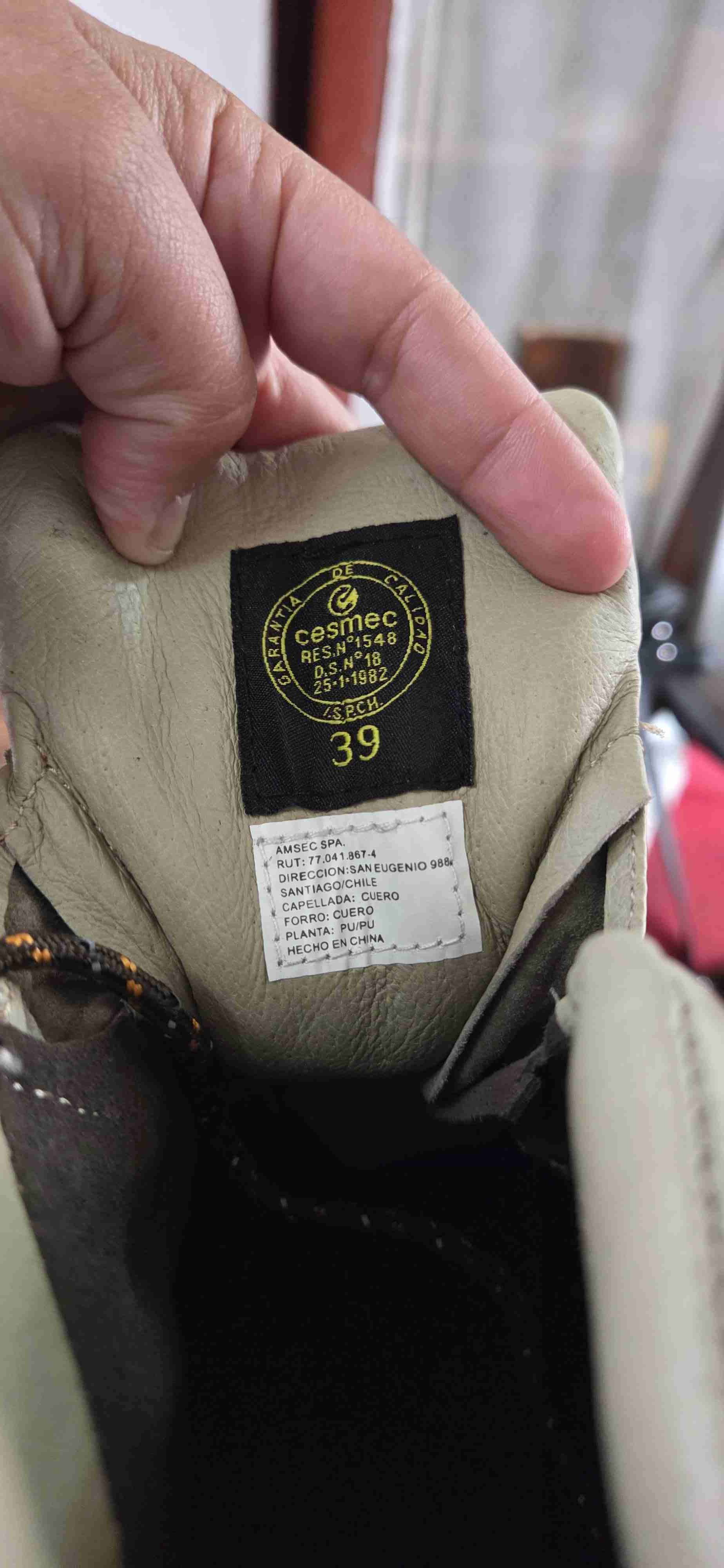 Zapatos de seguridad 100% cuero - miniatura 2