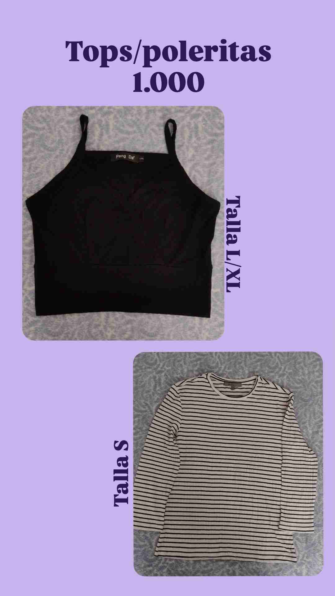 Tops S y L/XL