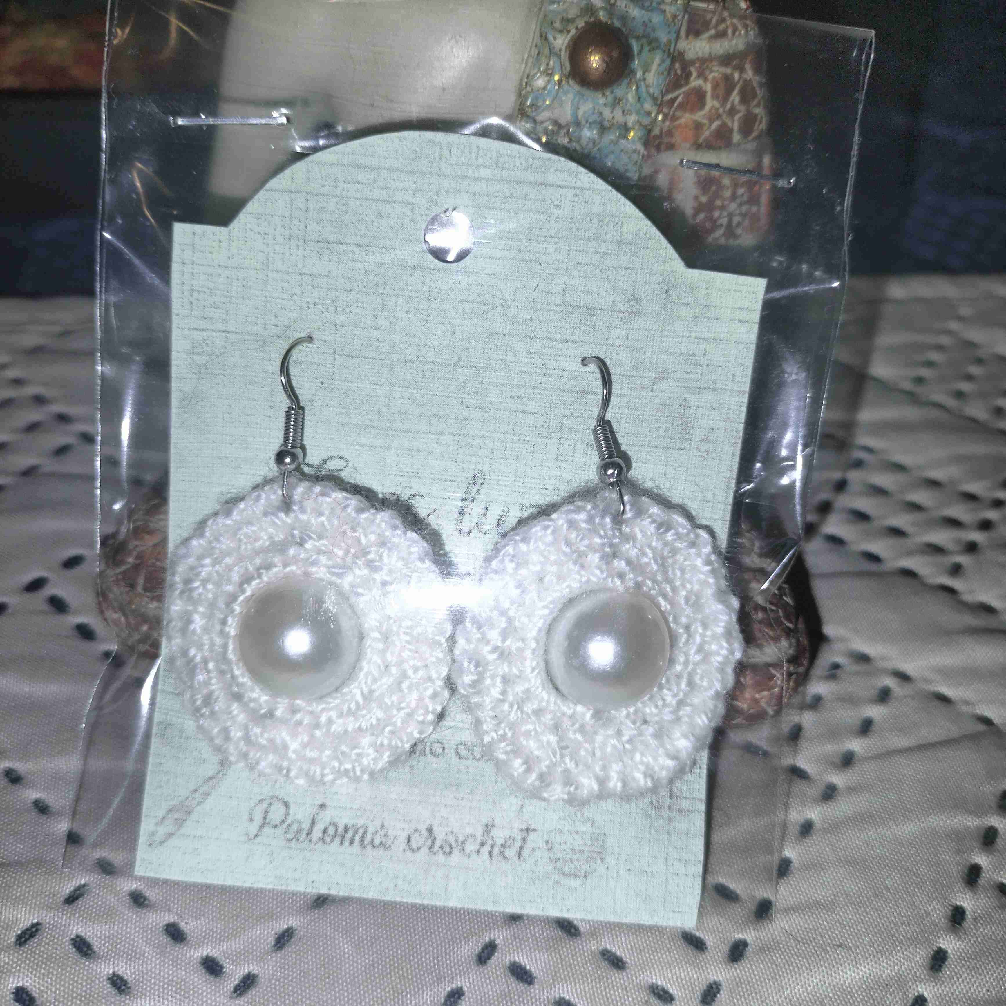 Aros artesanales a crochet 🧶 - miniatura 5