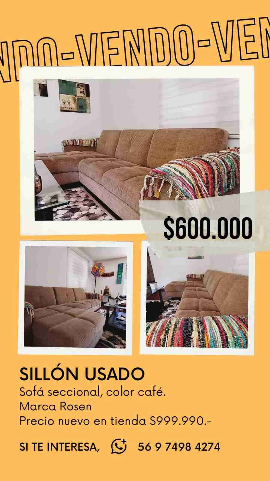 Seccional Rosen café usado