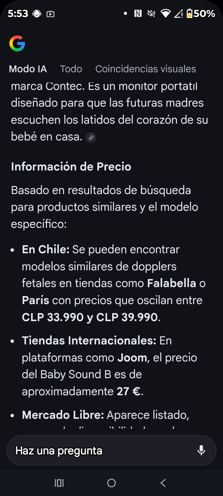 Doppler fetal Baby Sound B - miniatura 2