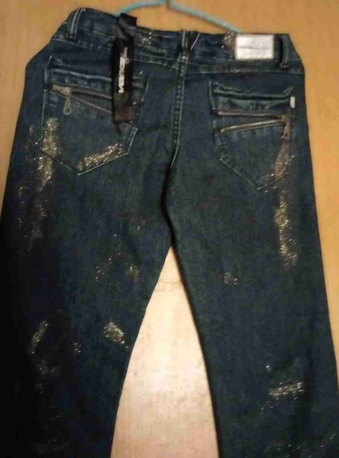 Jeans Vanks con detalles brillante, talla 38 - miniatura 2