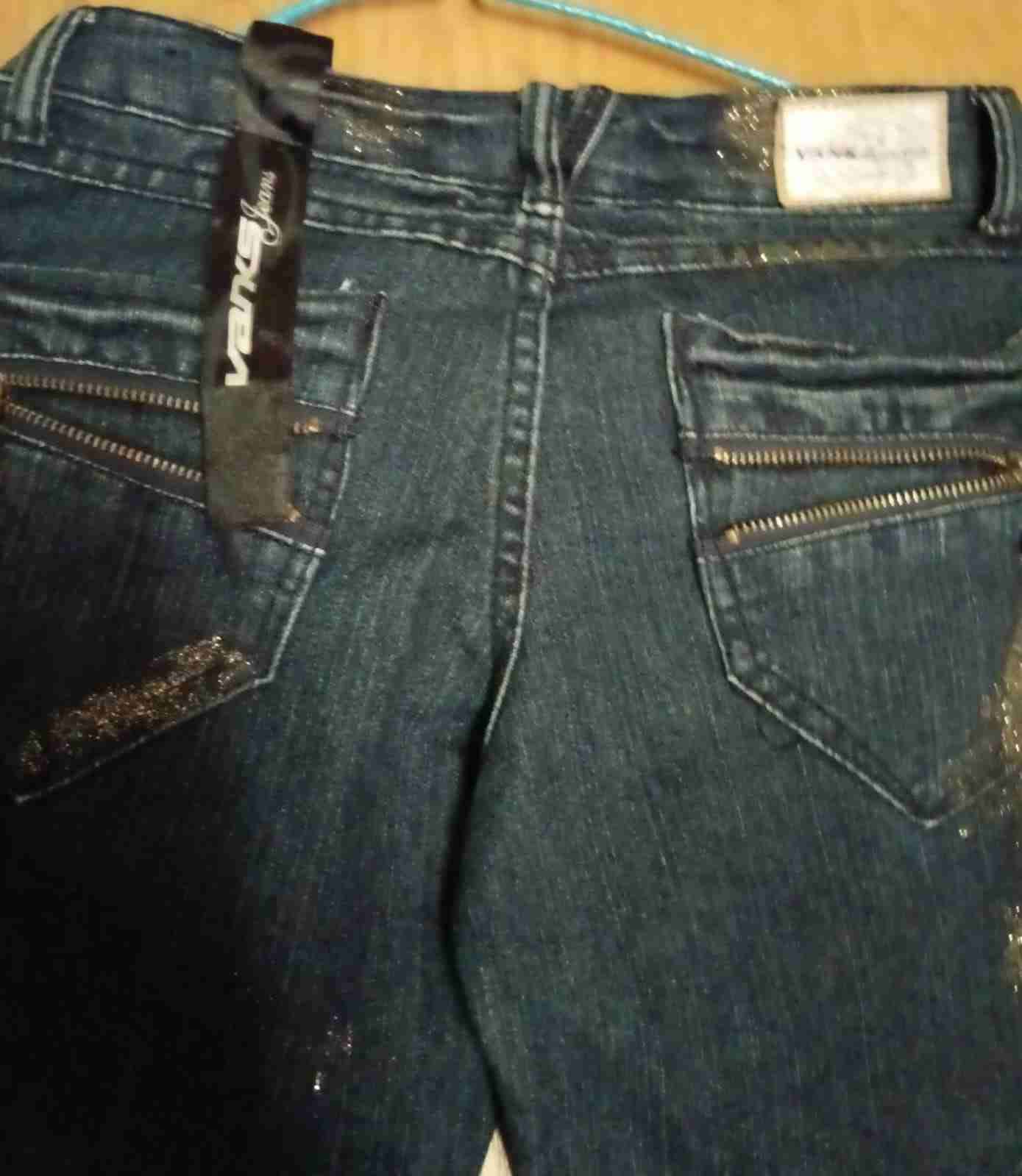 Jeans Vanks con detalles brillante, talla 38 - miniatura 3