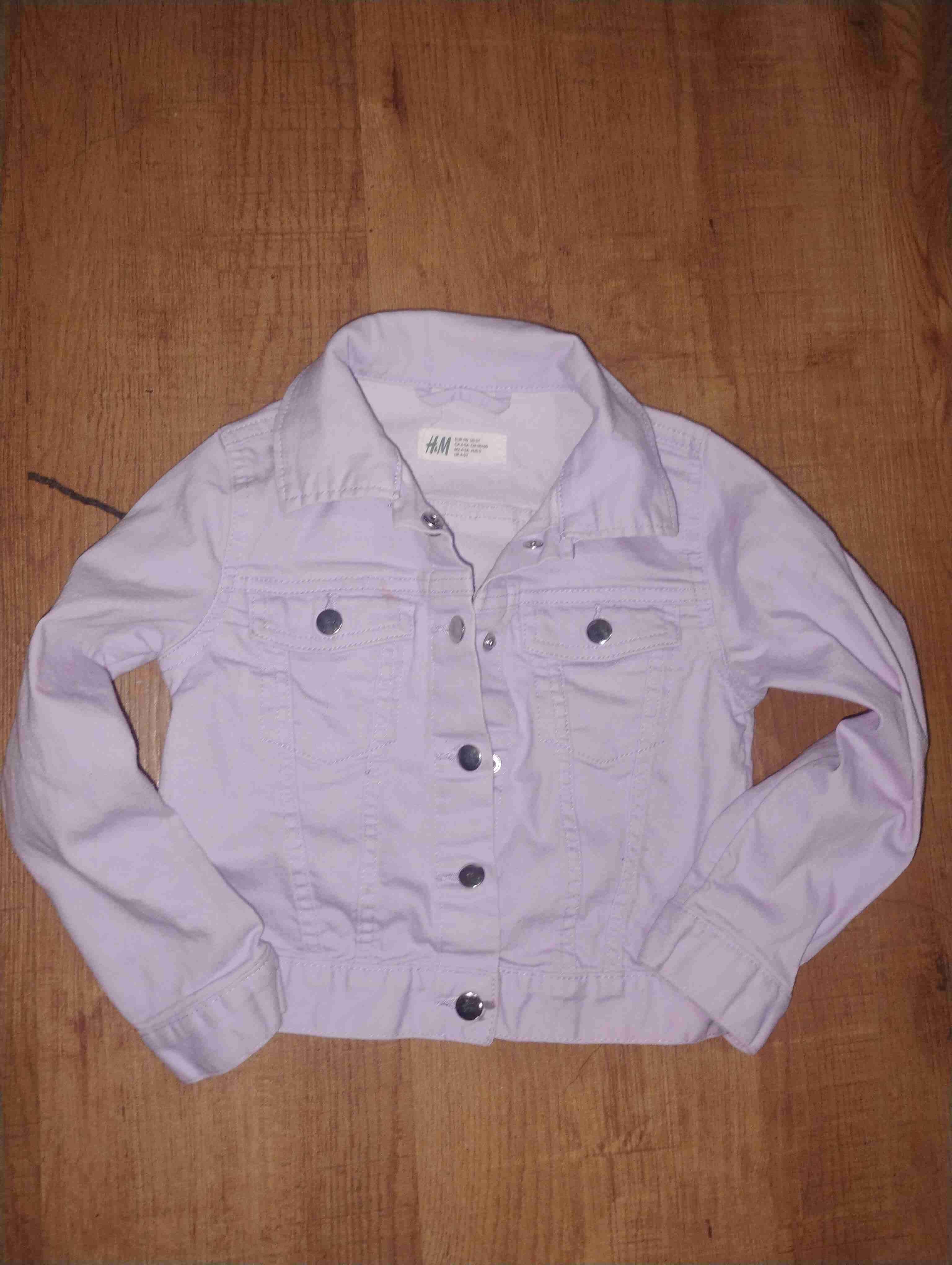 Chaqueta de mezclilla lila