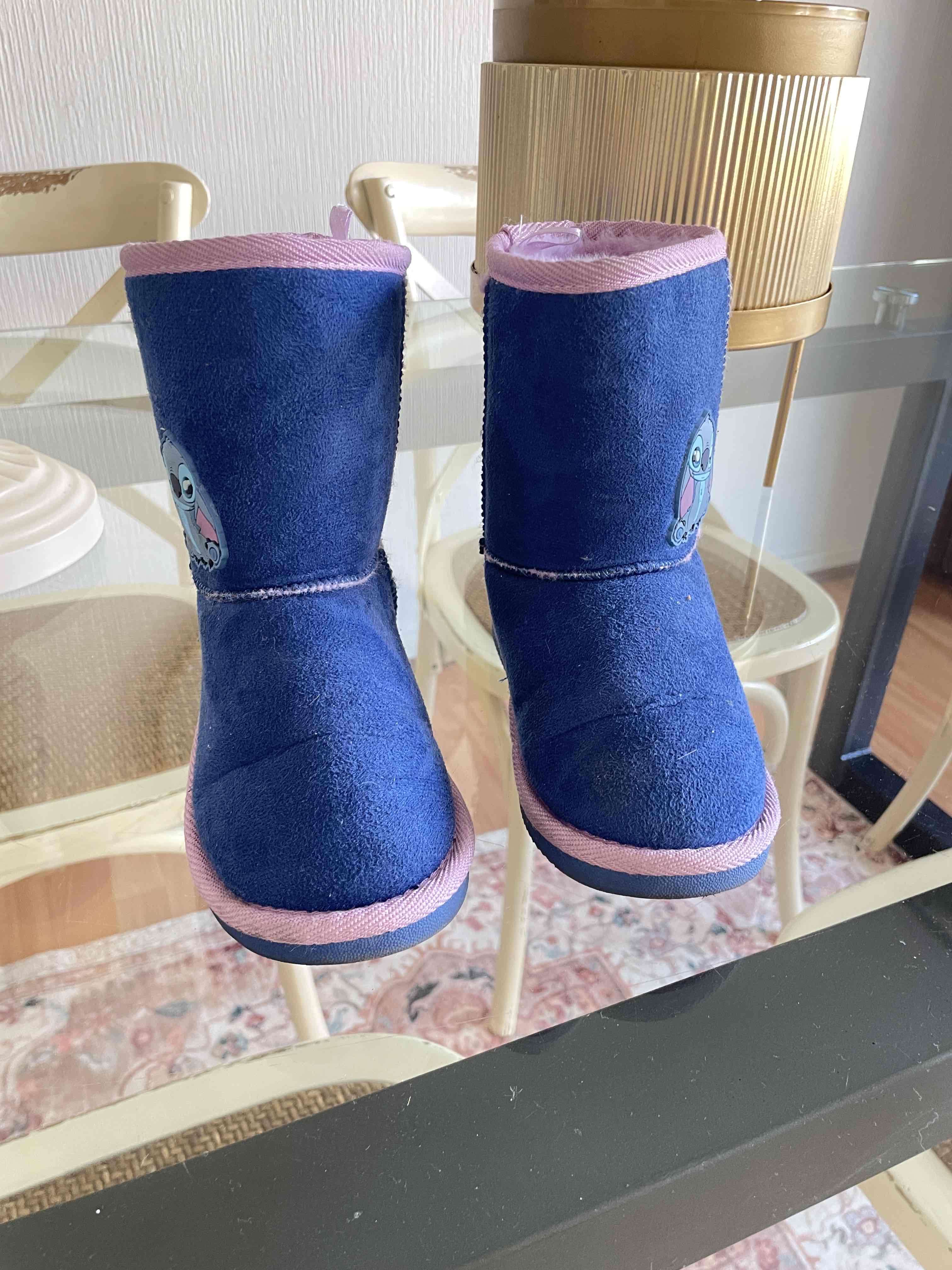 Botas azul Stitch con lentejuelas - miniatura 2