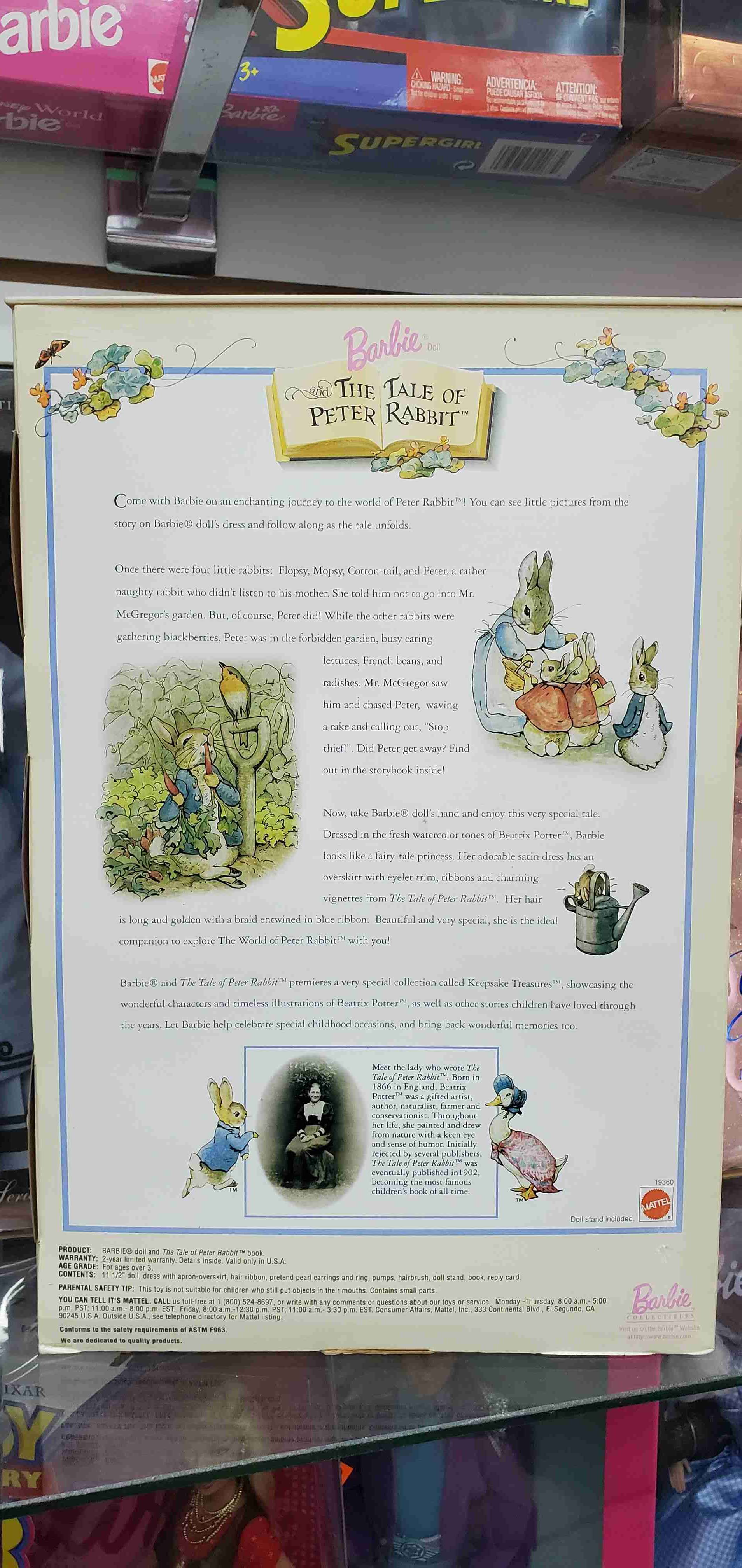 1997 Muñeca Barbie edición Peter Rabbit - miniatura 2