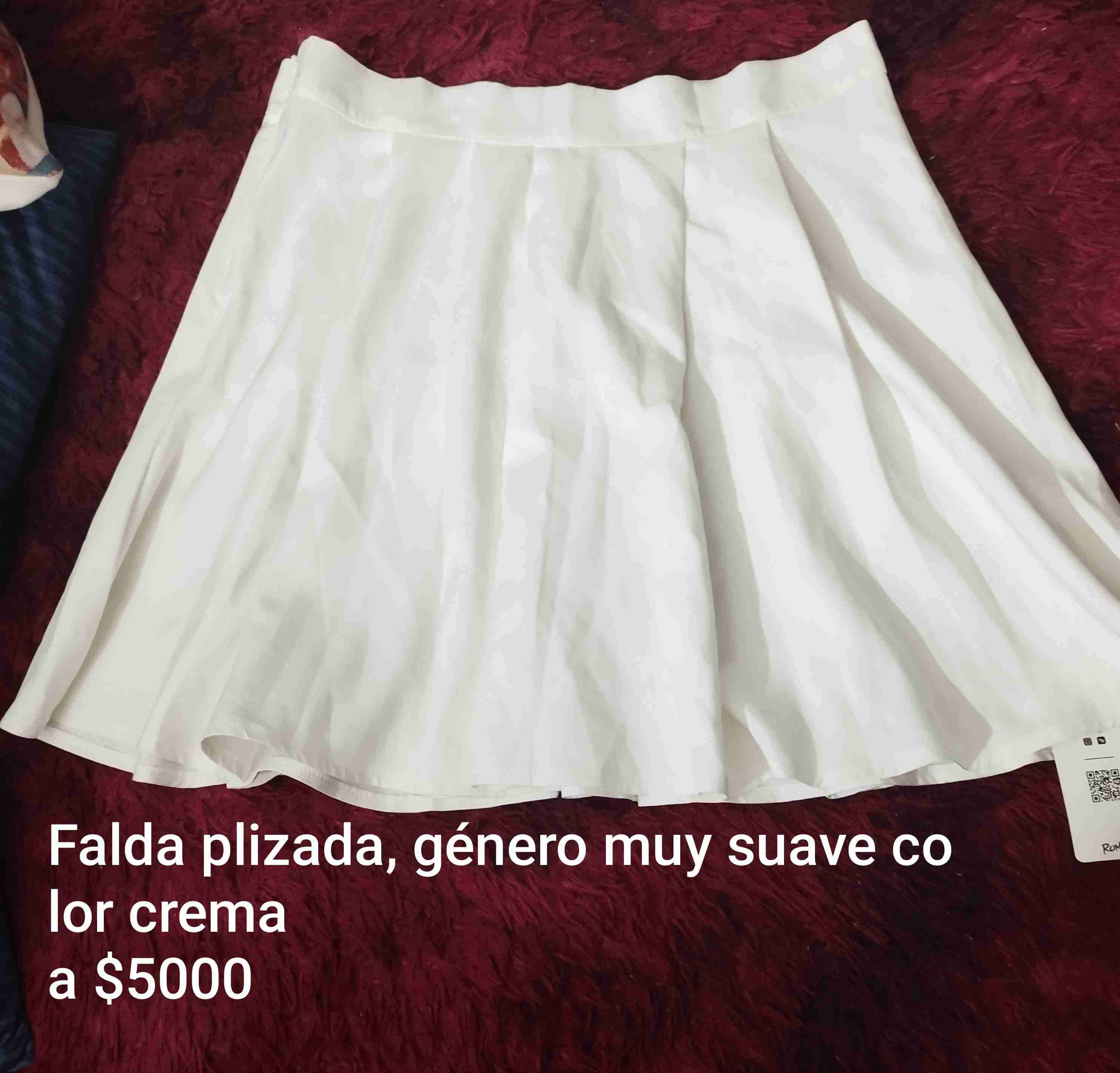 Mini falda elasticada café - miniatura 3