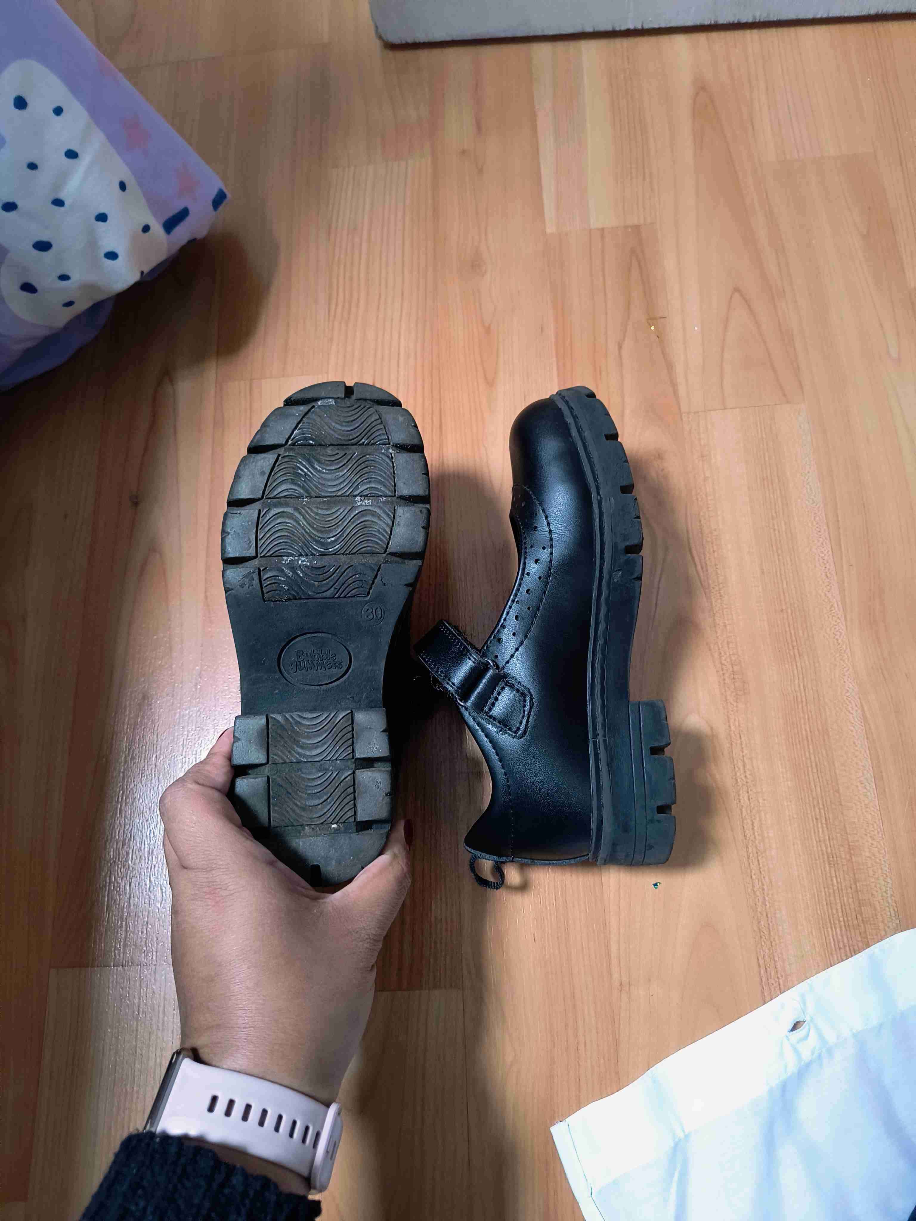 Zapatos de colegio negros de niña - miniatura 3