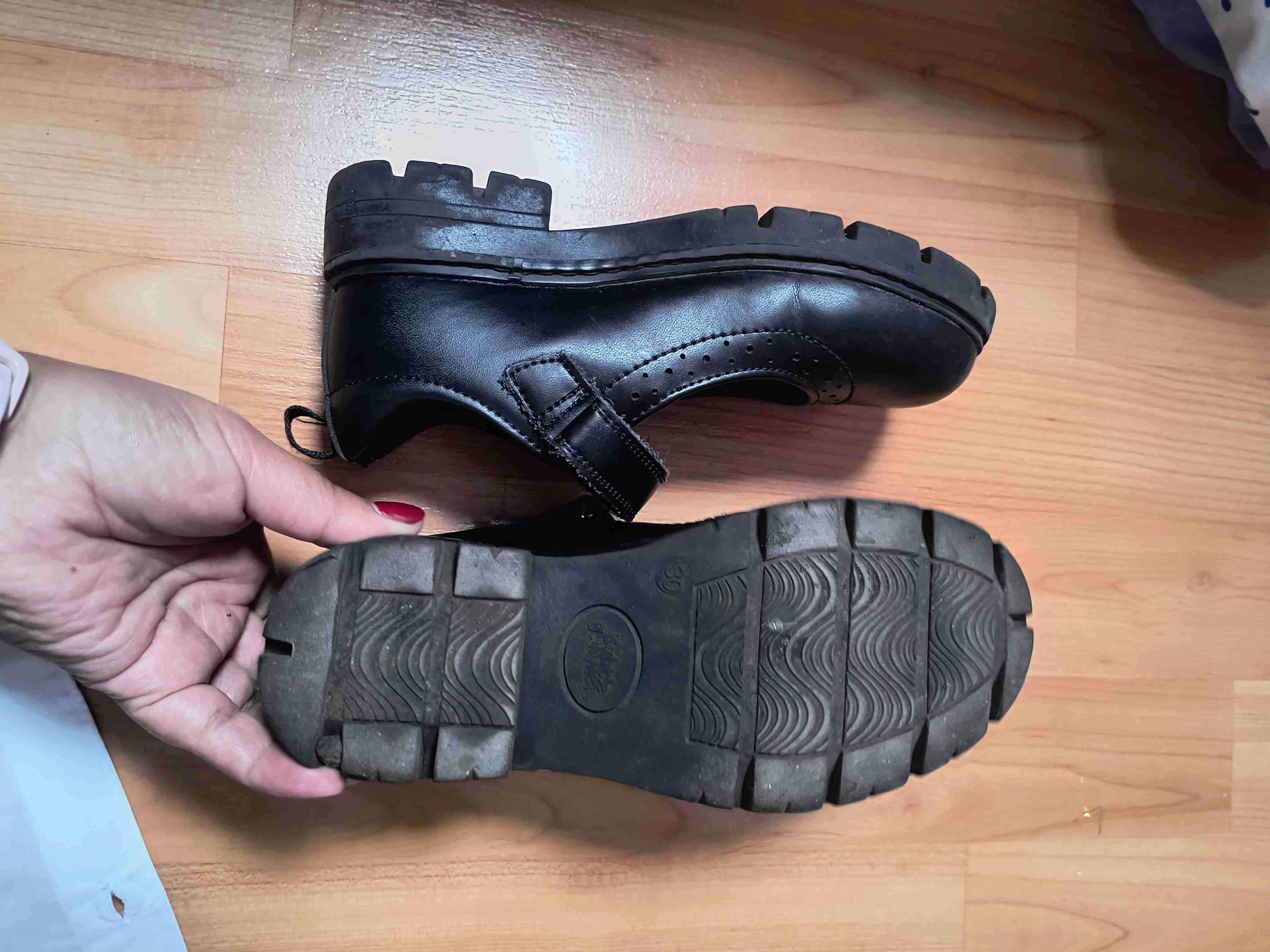 Zapatos de colegio negros de niña - miniatura 4