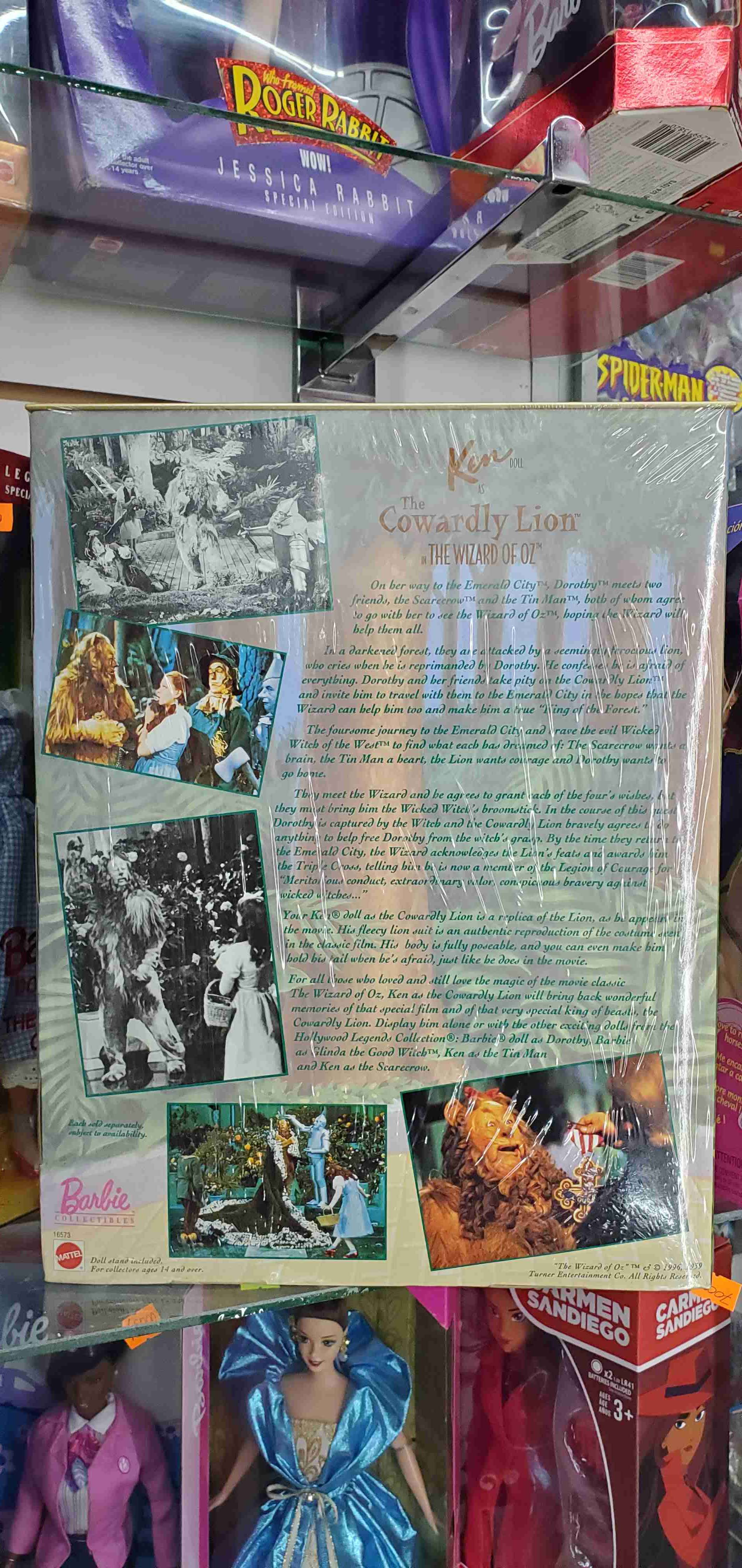 1996 Muñeco Ken León Cobarde Edición Coleccionista - miniatura 3