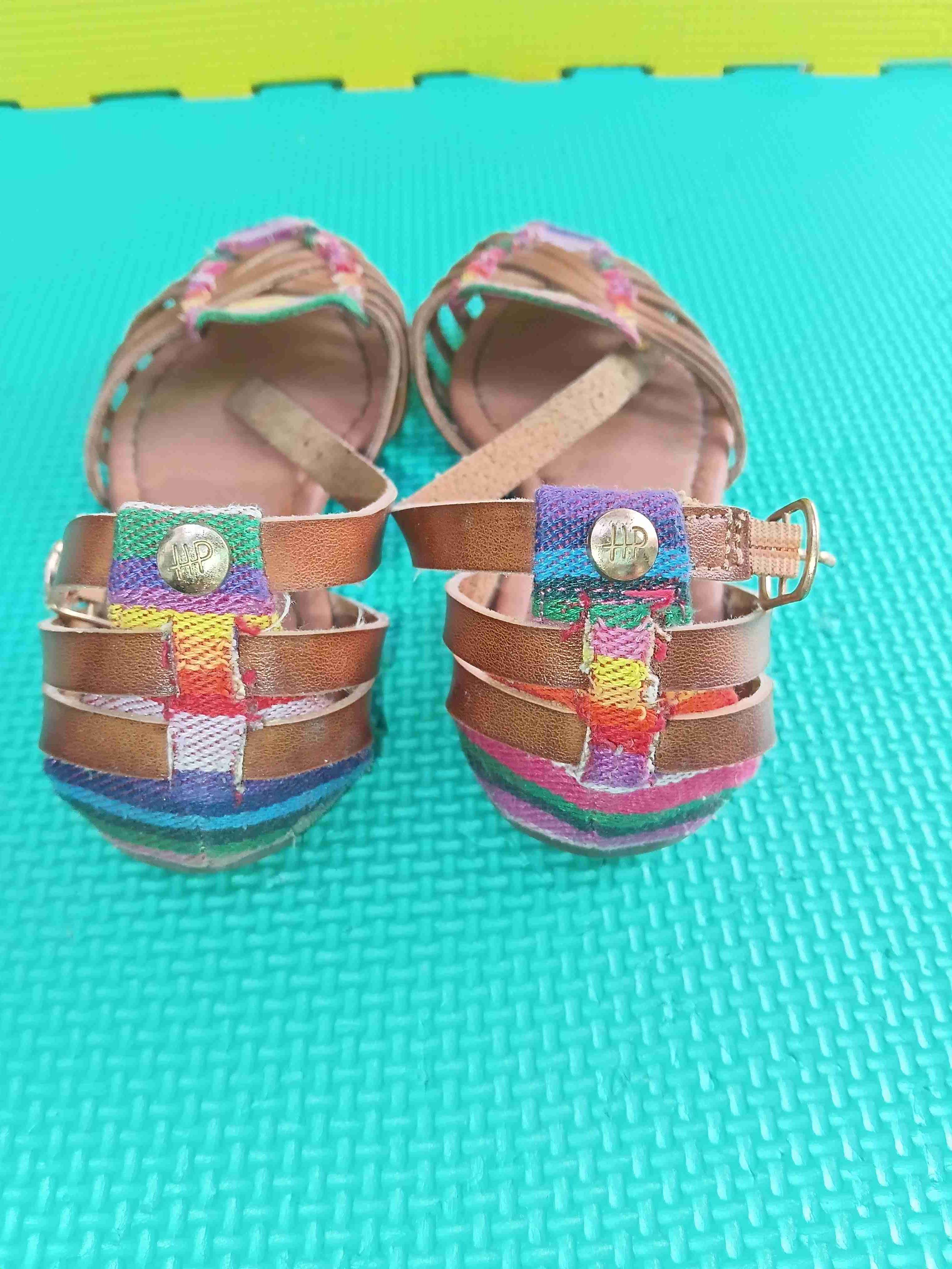 Sandalias de cuero trenzado número 27 - miniatura 2