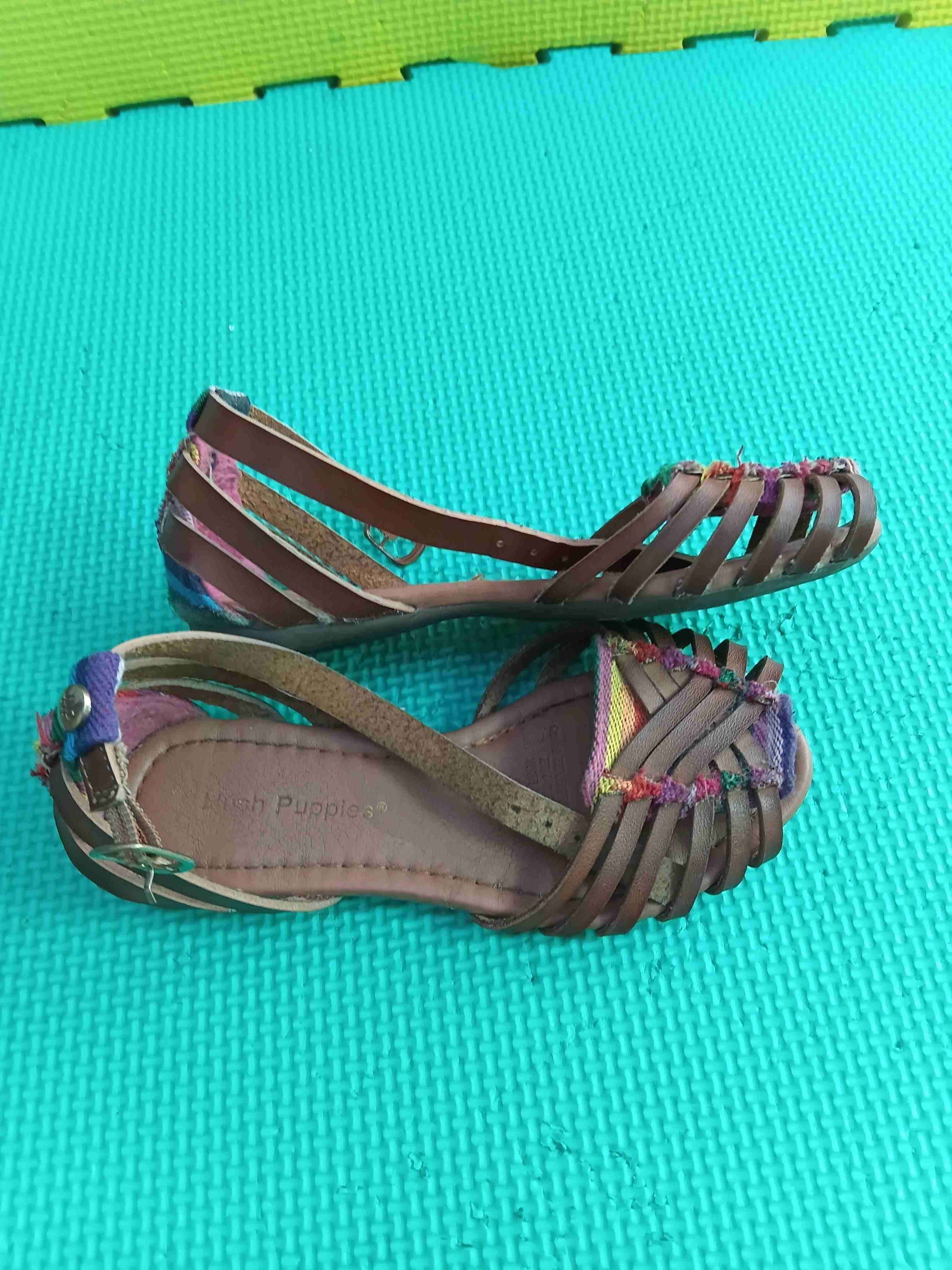 Sandalias de cuero trenzado número 27 - miniatura 3