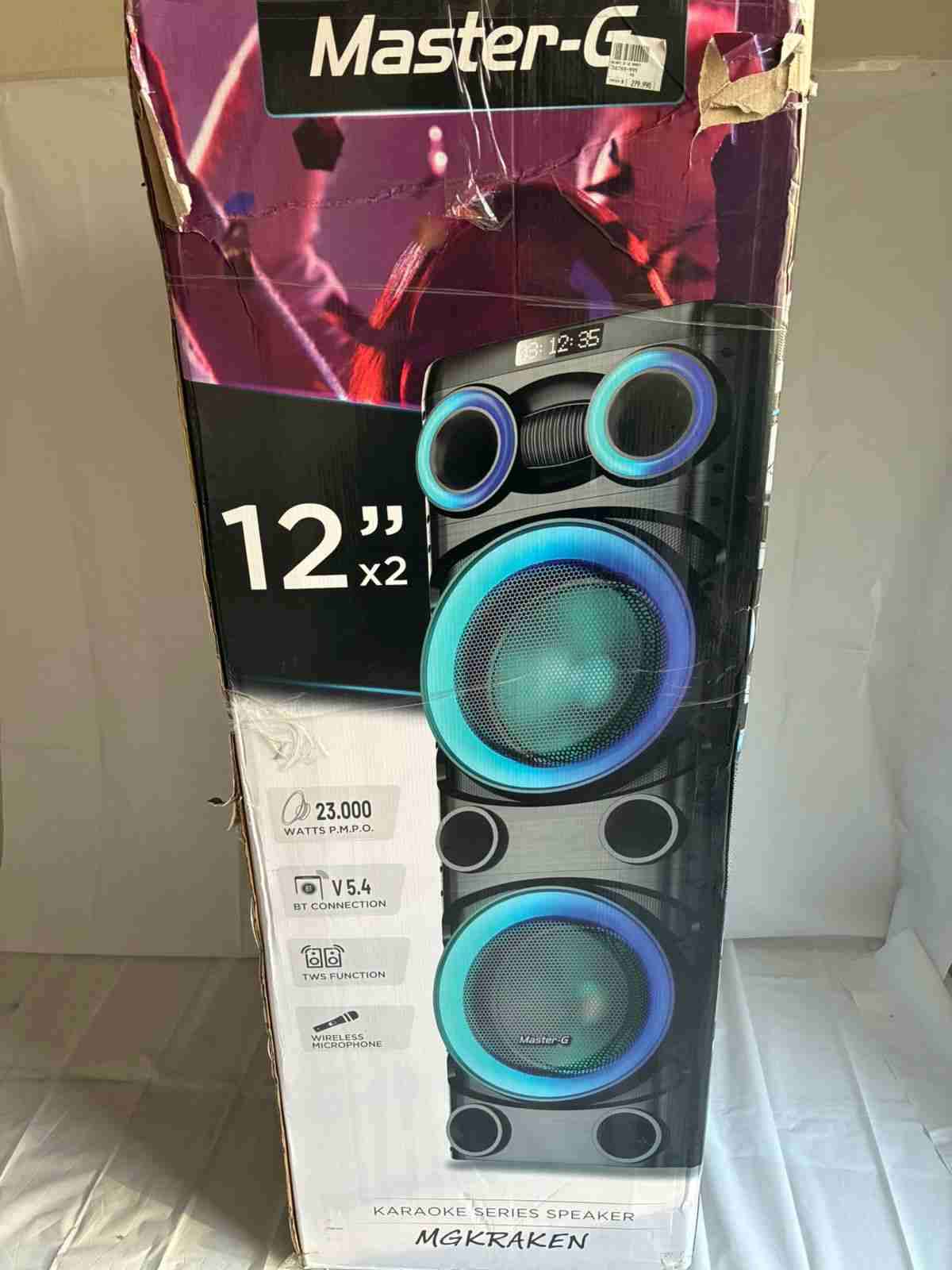 Parlante karaoke Master-G Kraken